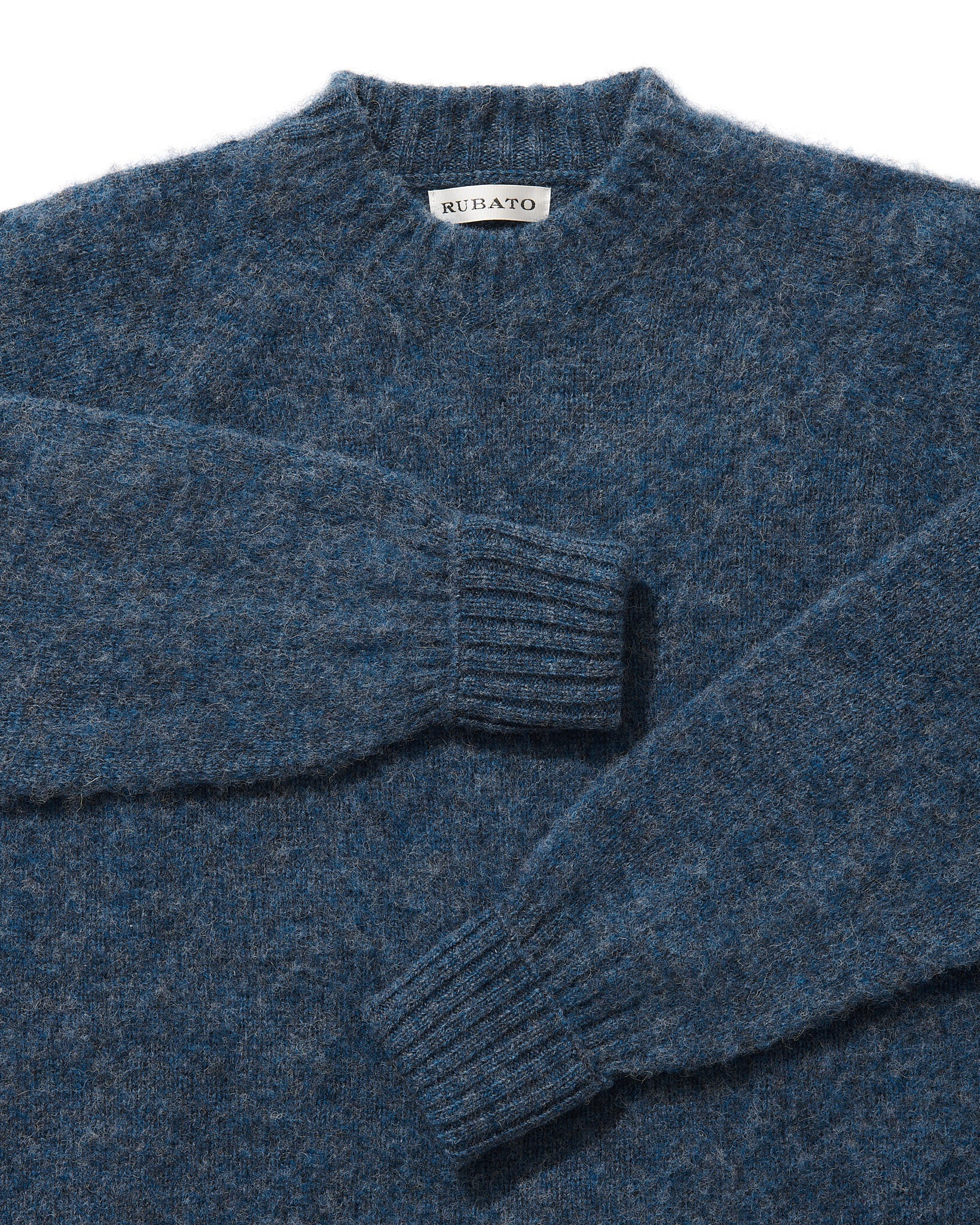 Brushed Shetland in Ocean