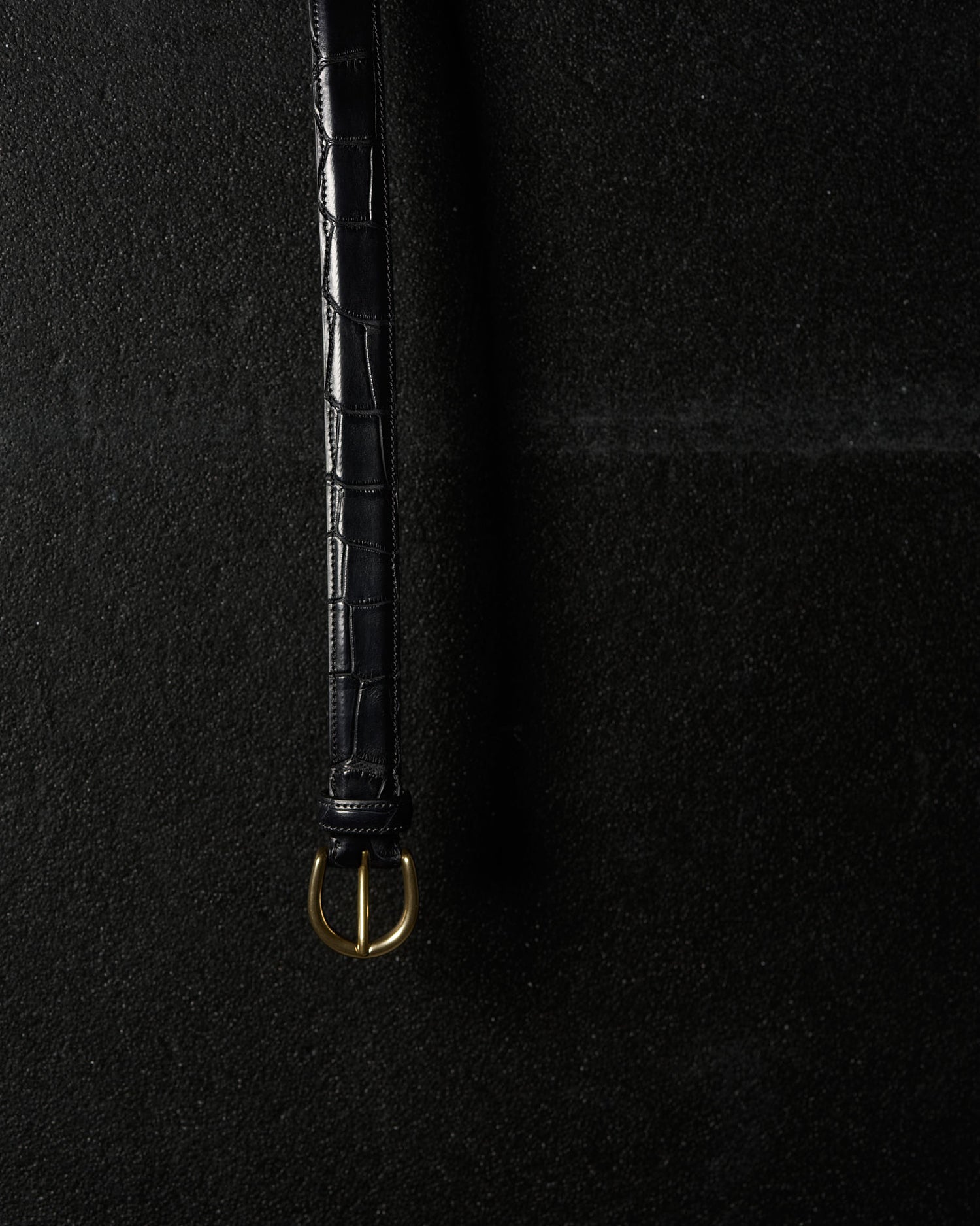 Nonpareil Black Mississippi Alligator Belt