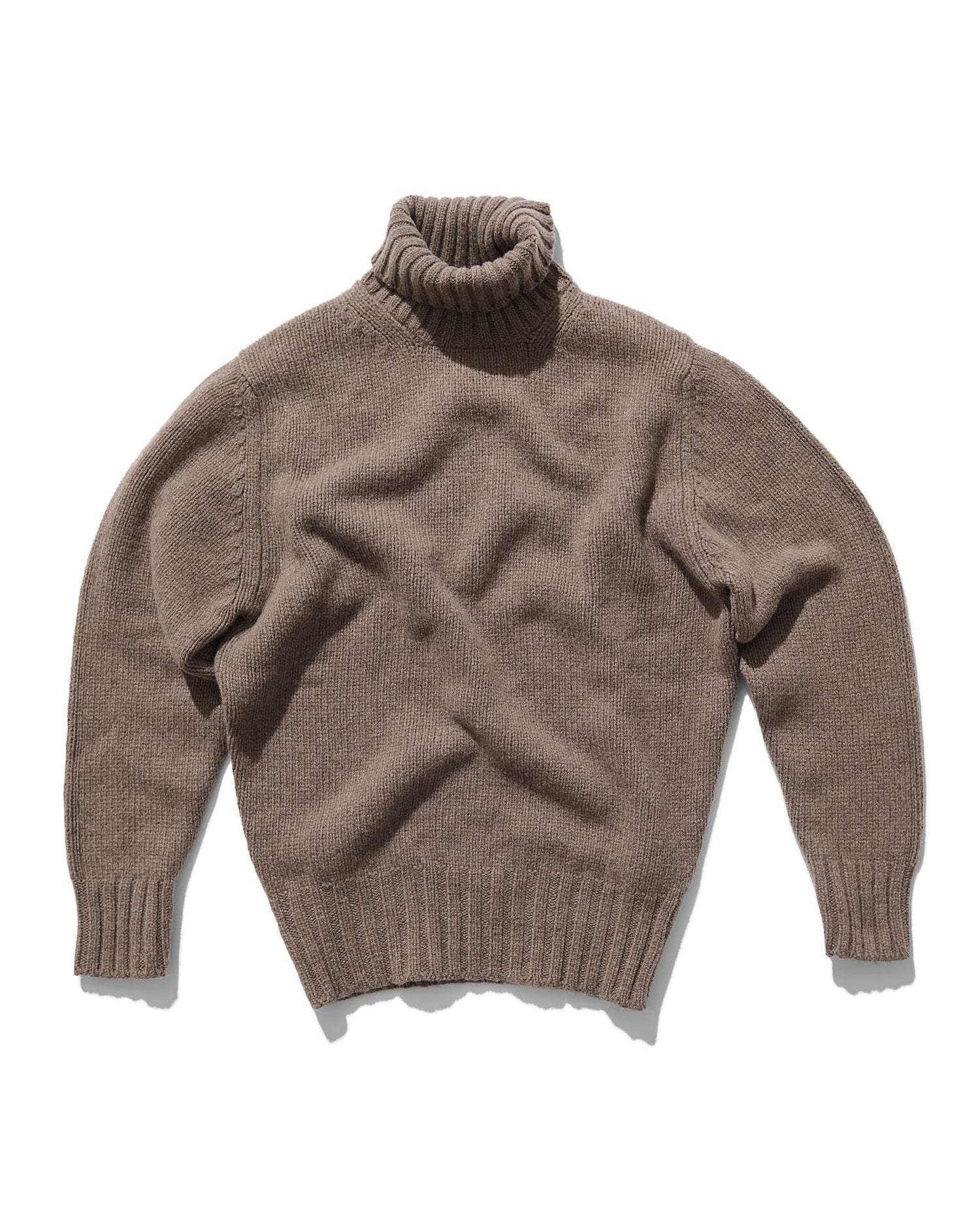 Explorer's Roll Neck in Dun