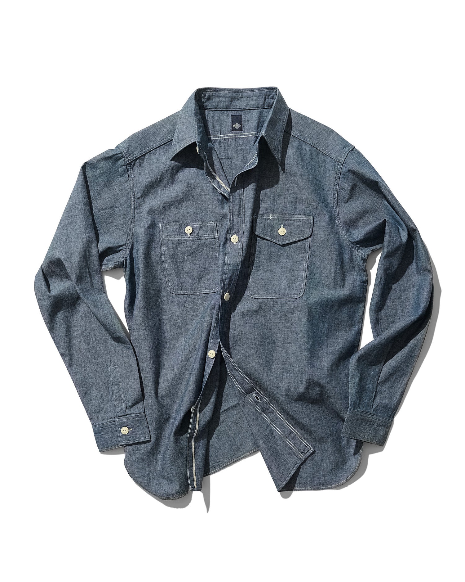 Work Shirt in Light Blue Selvage Chambray
