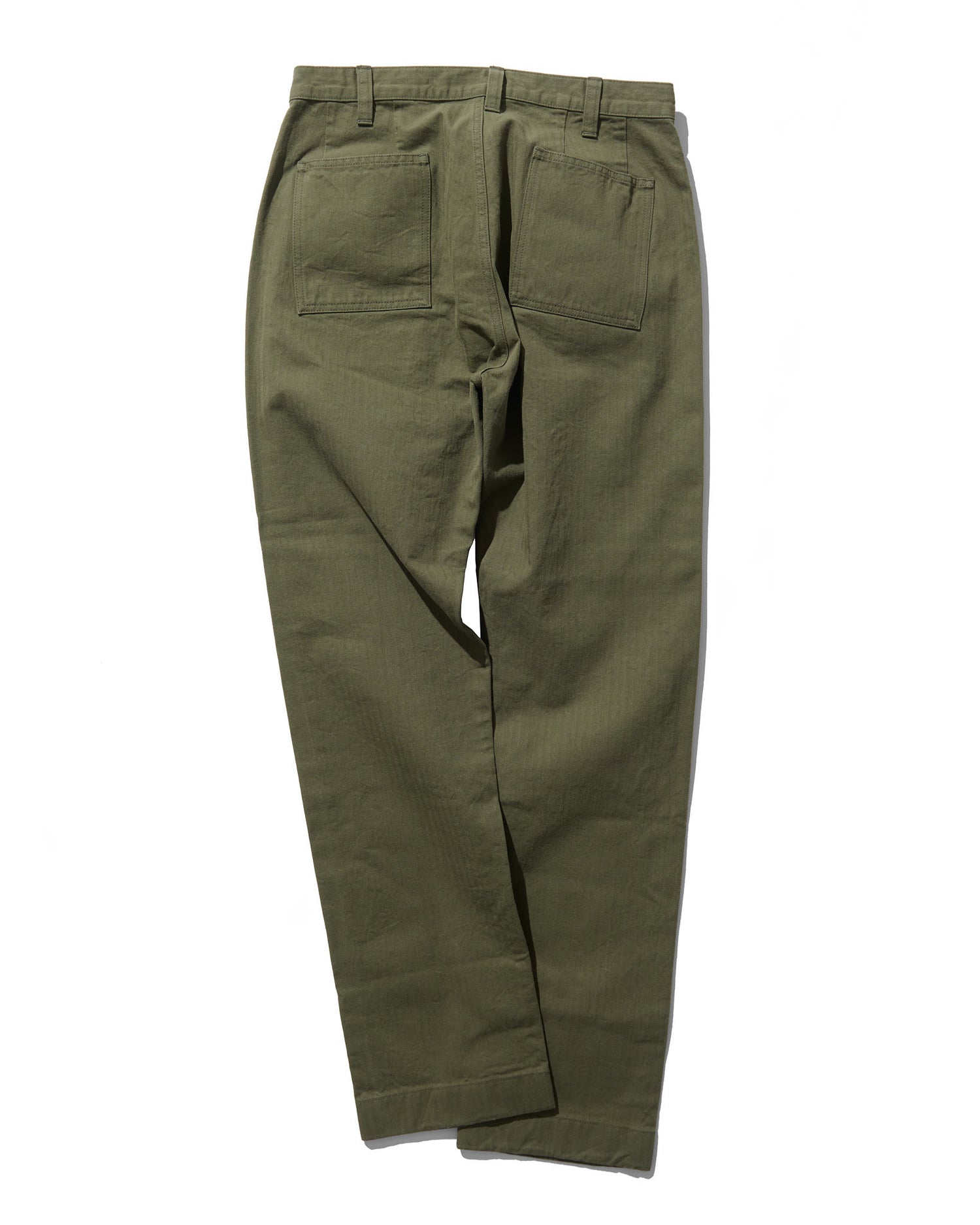 French Pocket Trouser in Green HBT