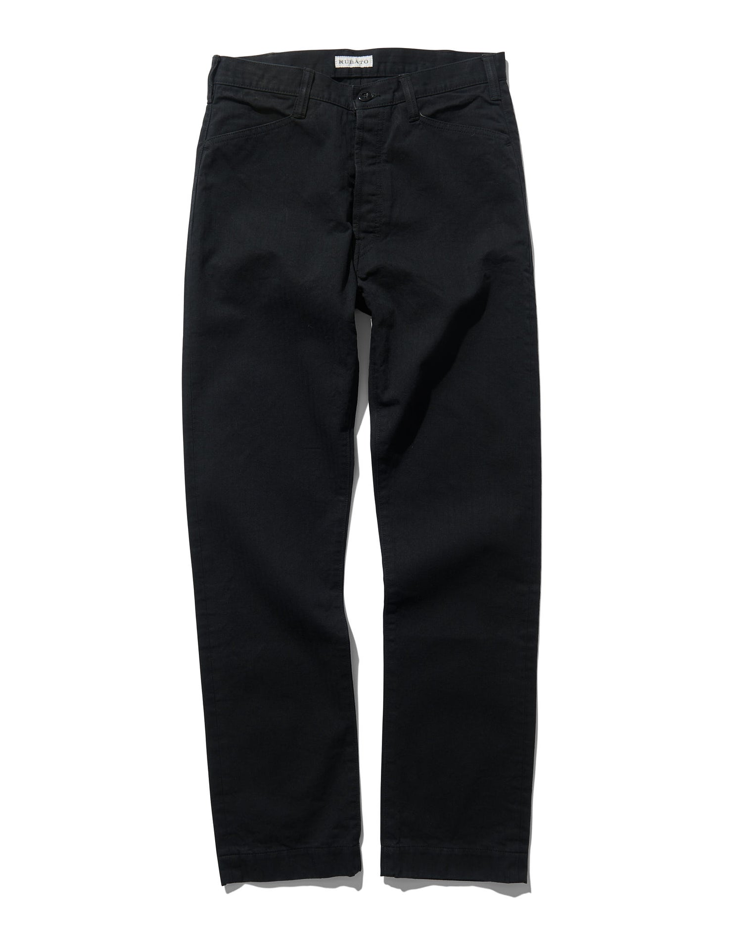 French Pocket Trouser in Black HBT