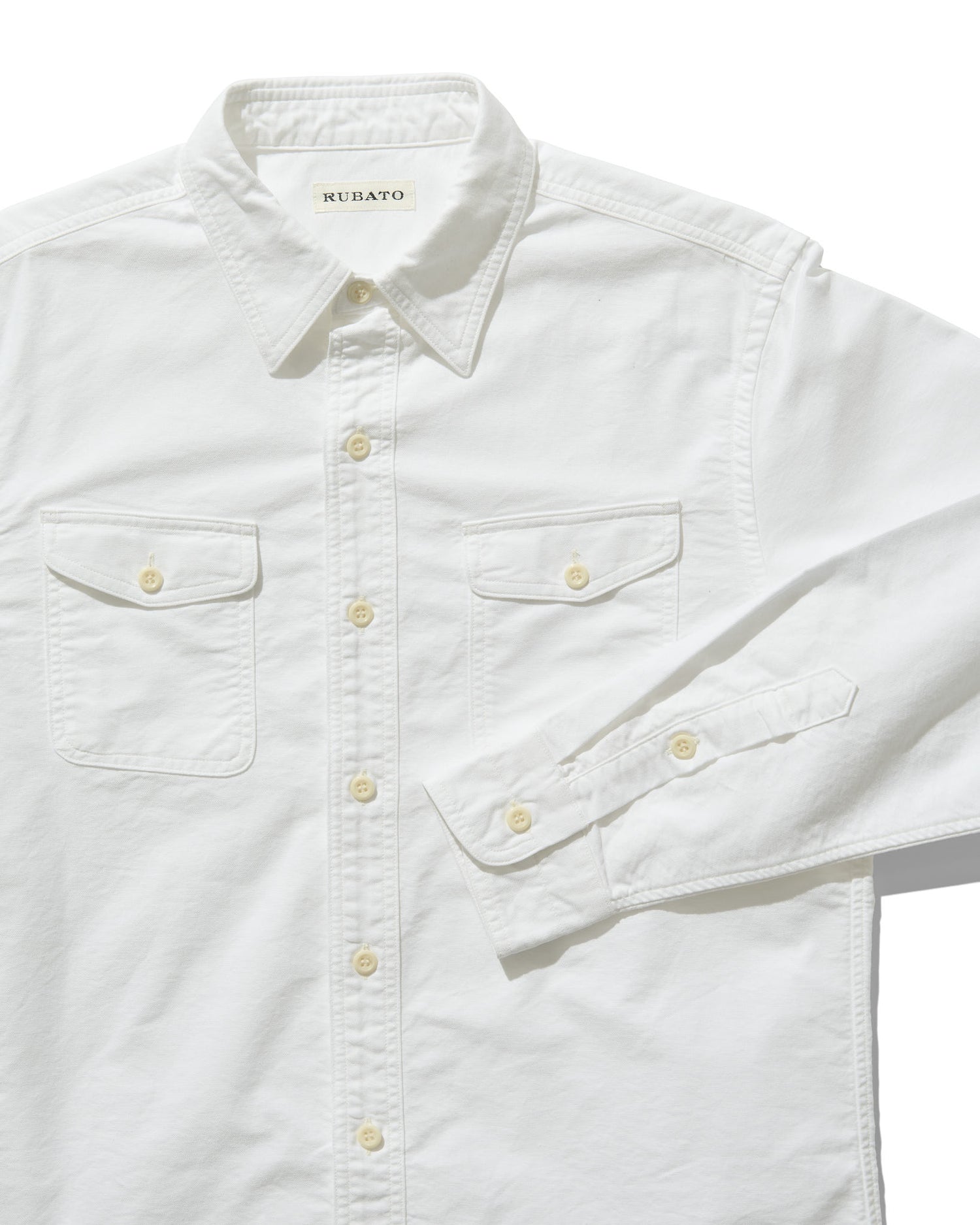 "R" Shirt in Classic White