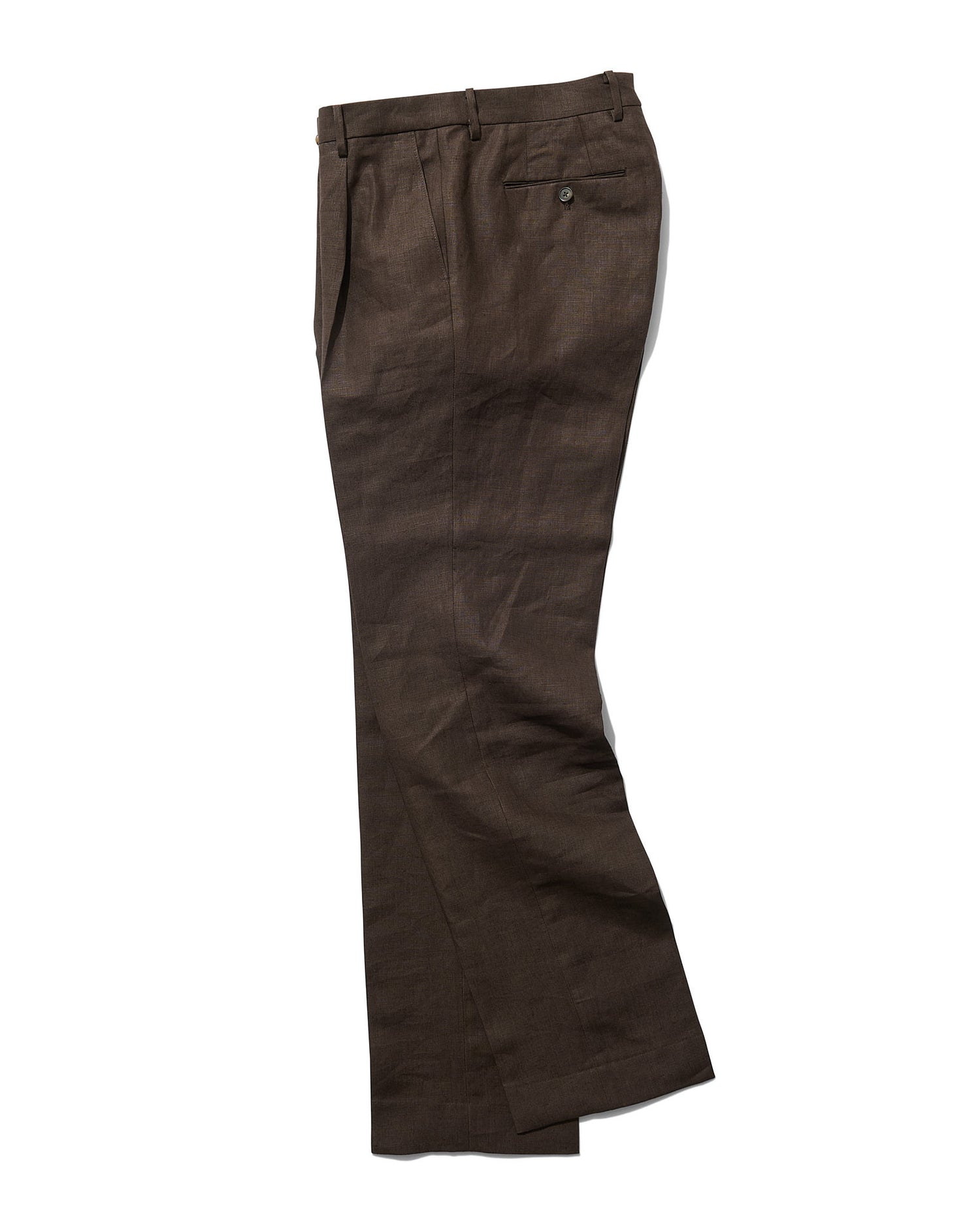 Linen Slacks in Brown