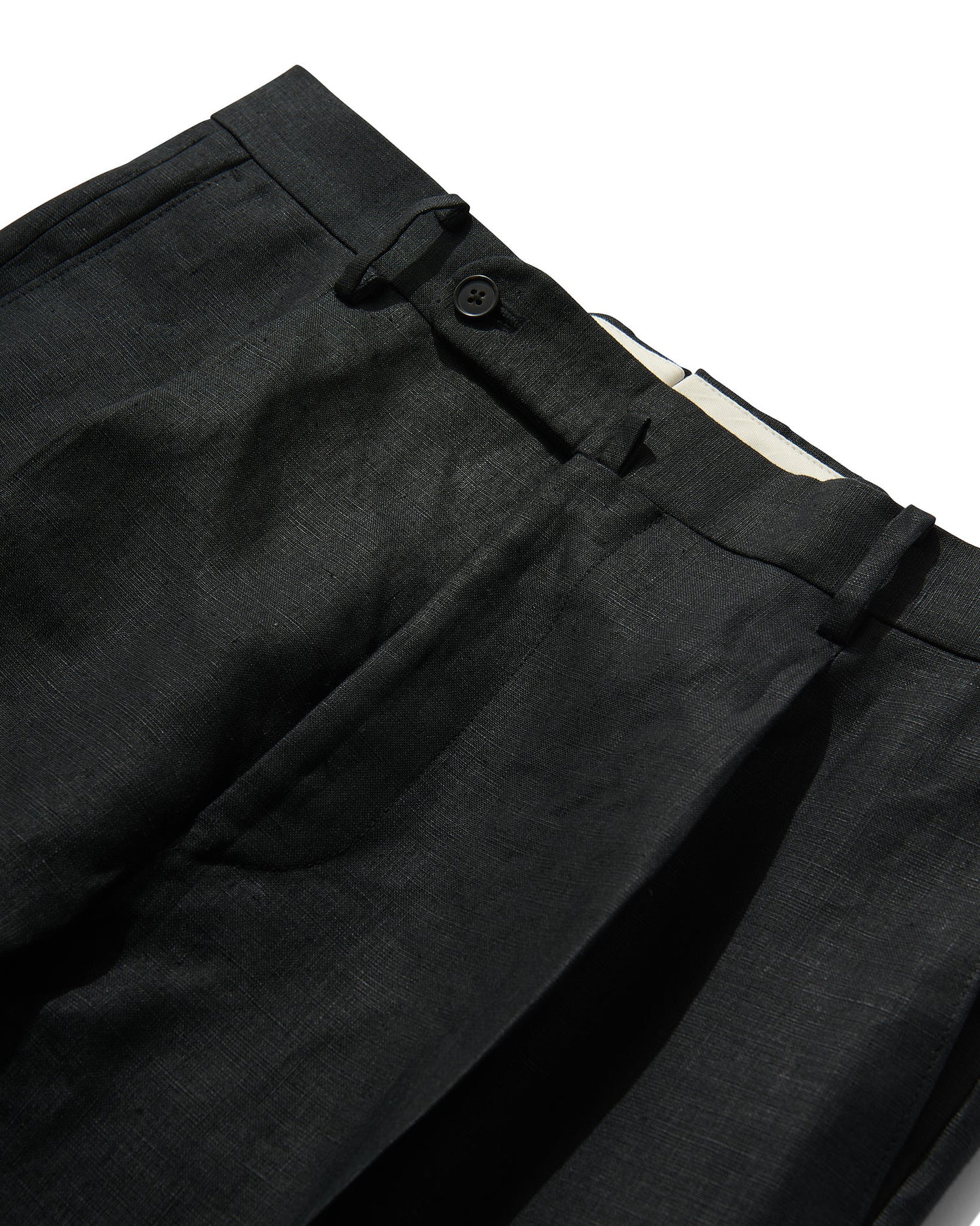 Linen Slacks in Black