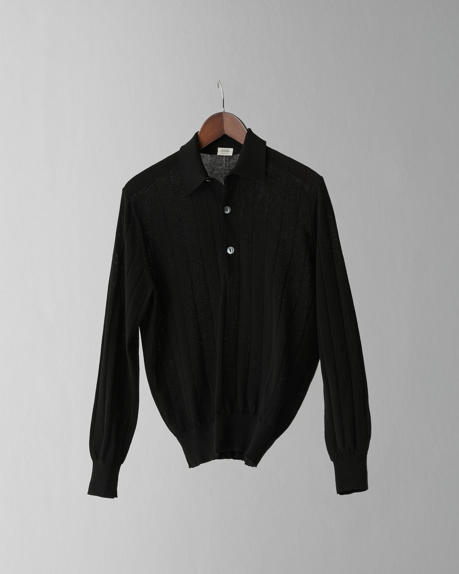 Nonpareil "Collo Americano" LS in Nero
