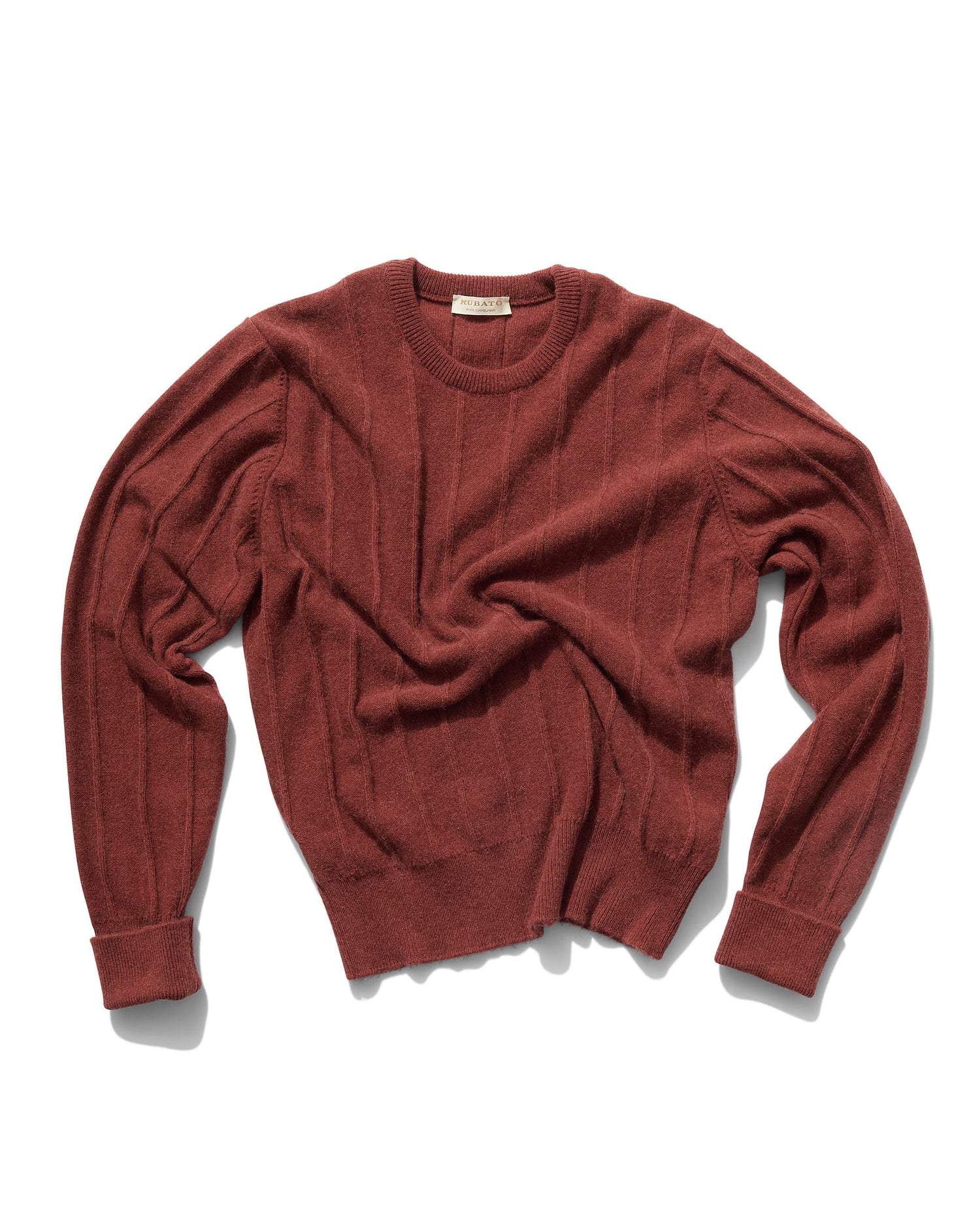 Camelhair Ridge Crew in Persimmon