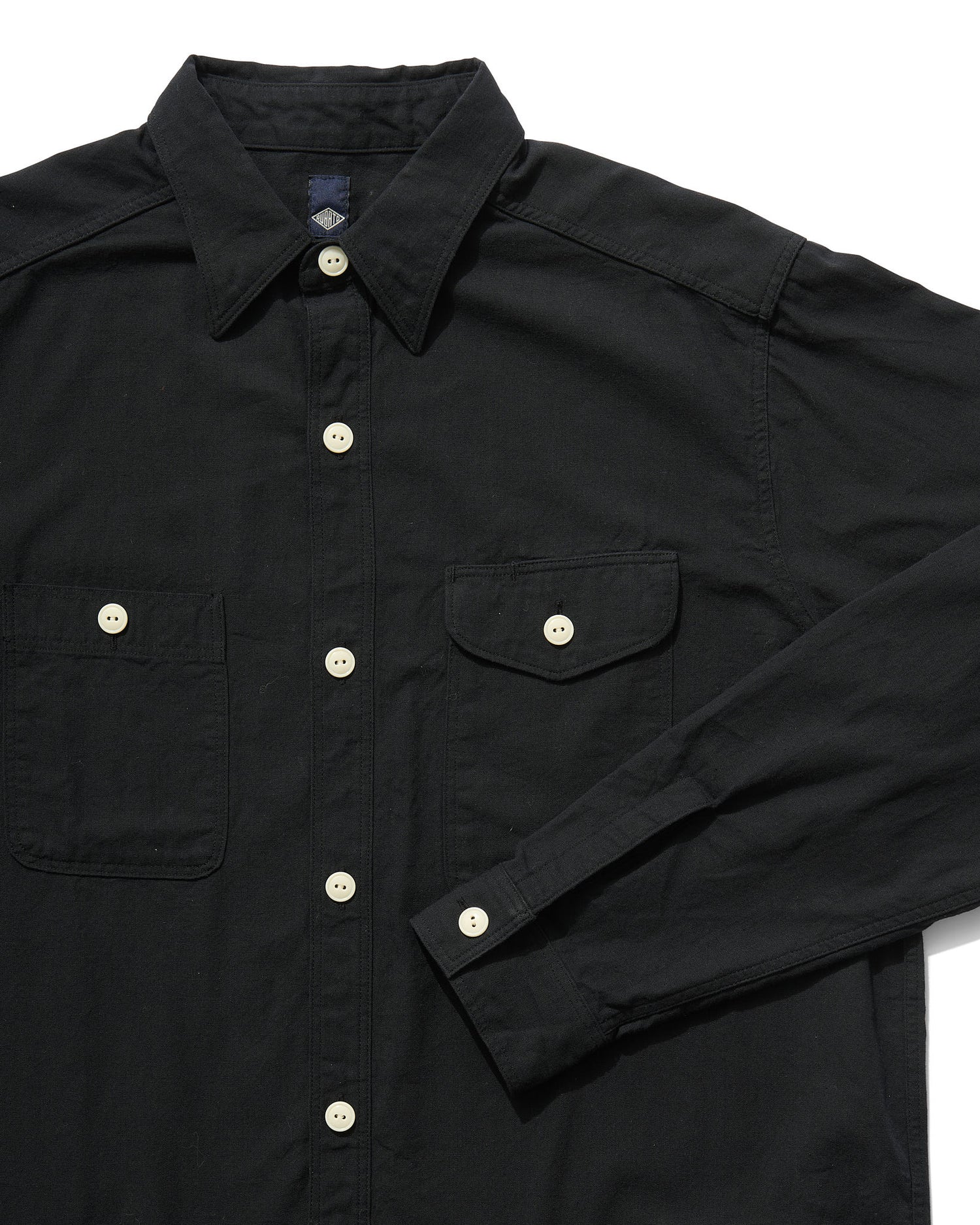 Work Shirt in Black Selvage Chambray