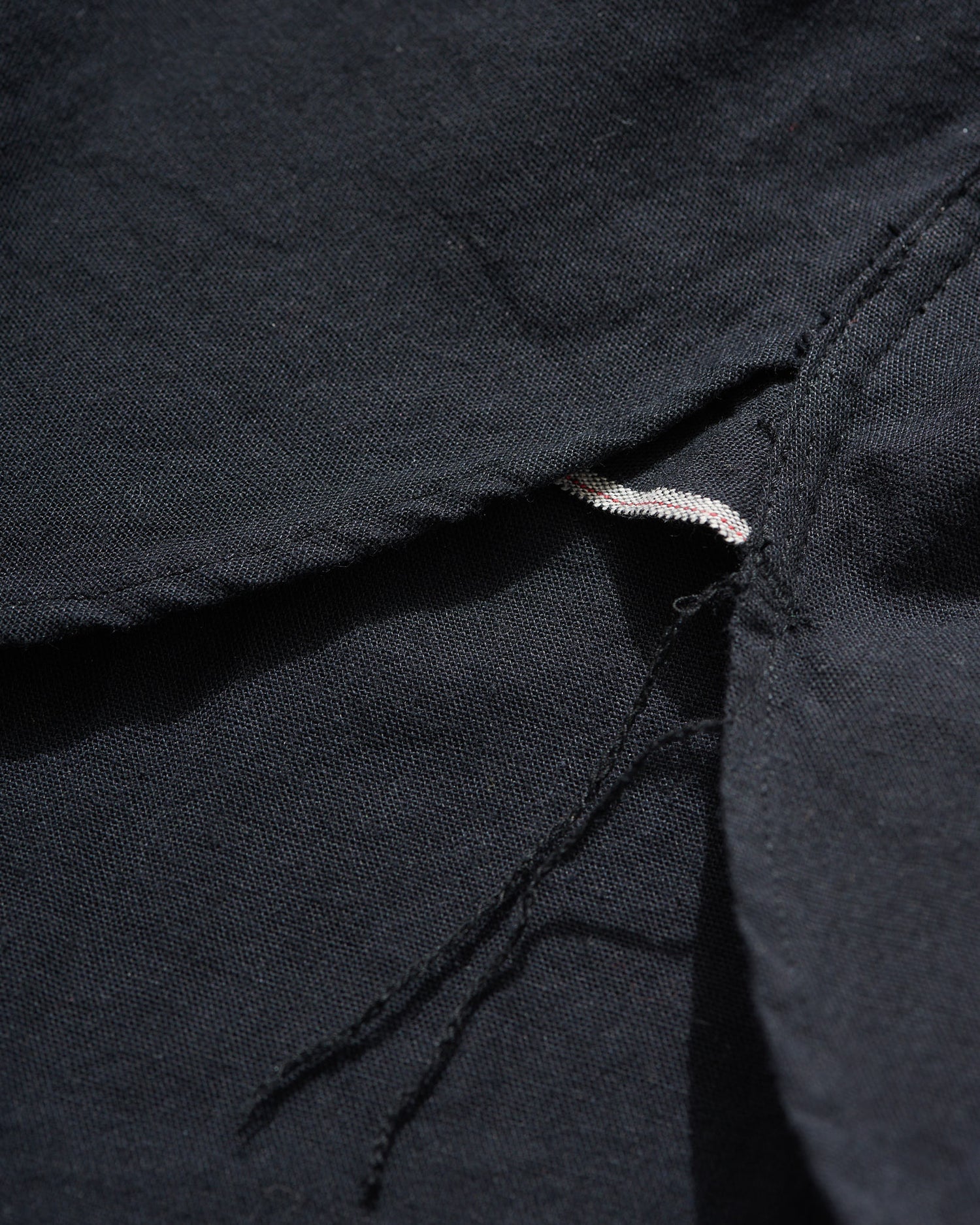 Work Shirt in Black Selvage Chambray
