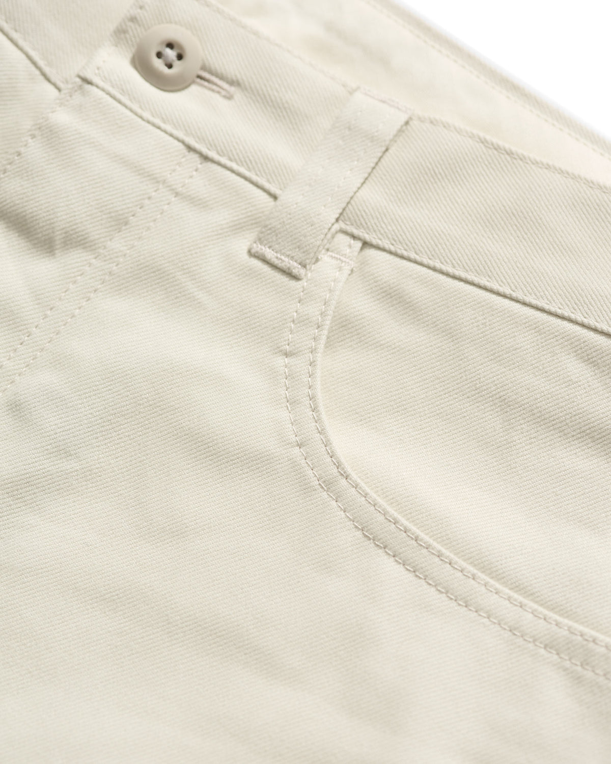 5-pkt trousers in Ecru