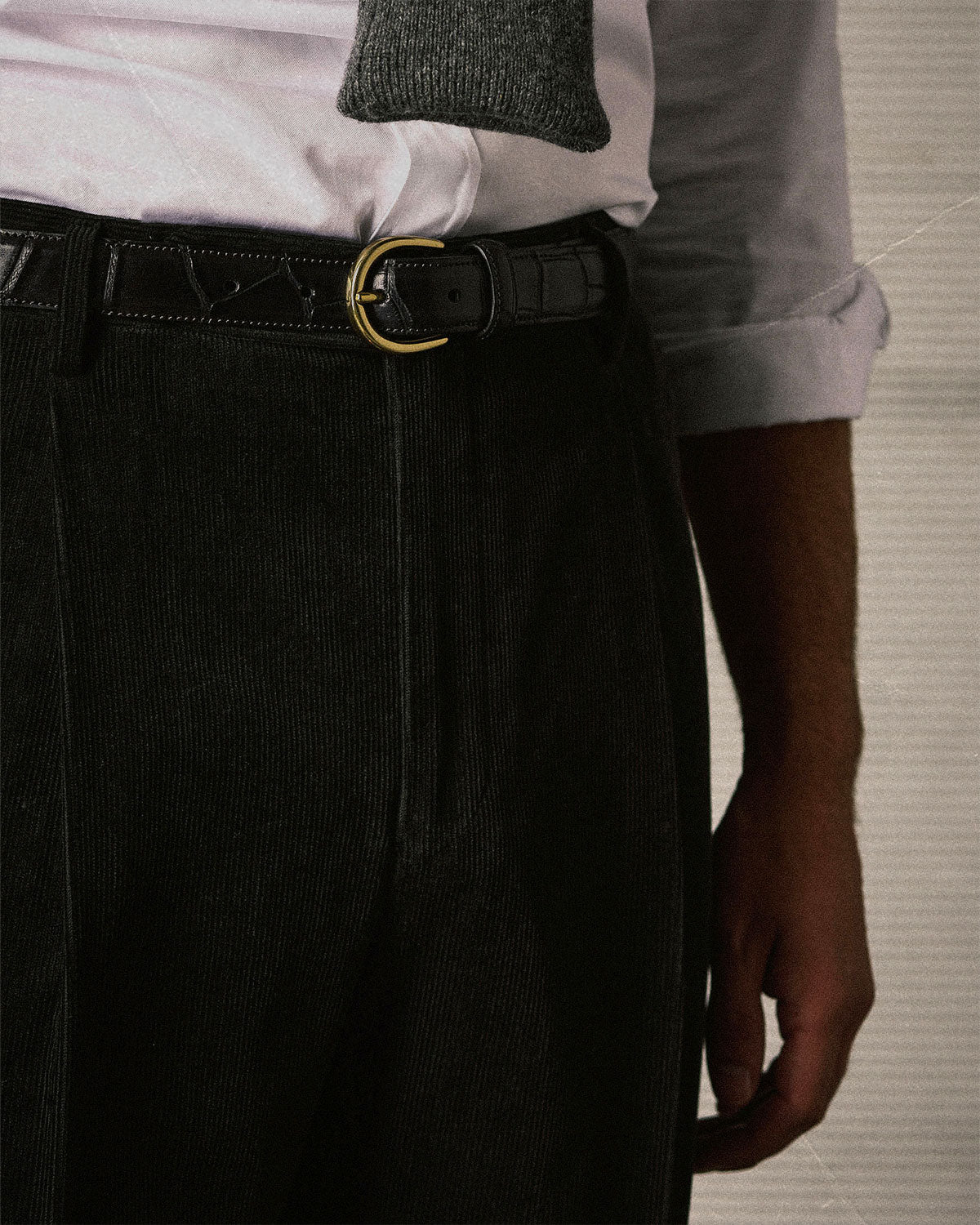 Nonpareil Black Mississippi Alligator Belt