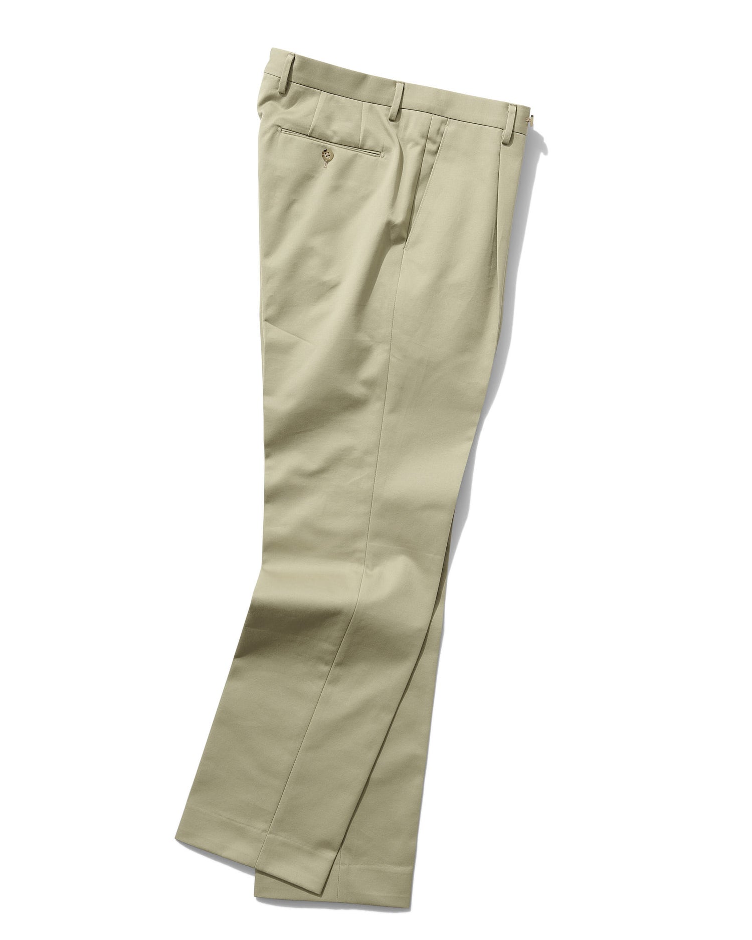 Cotton Slacks in Khaki