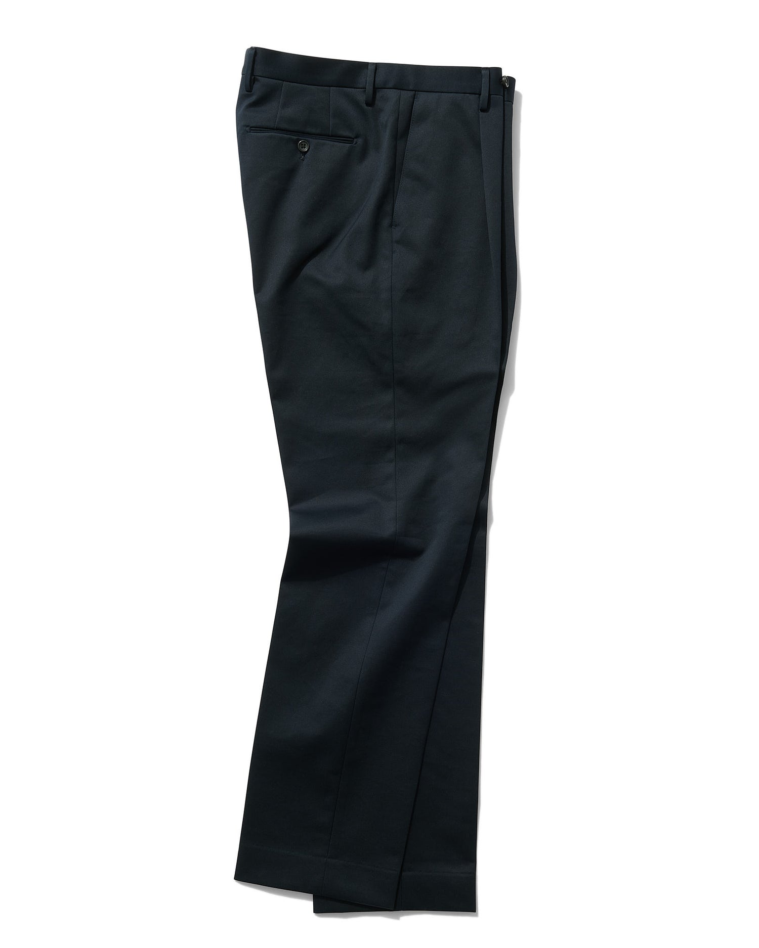 Cotton Slacks in Navy