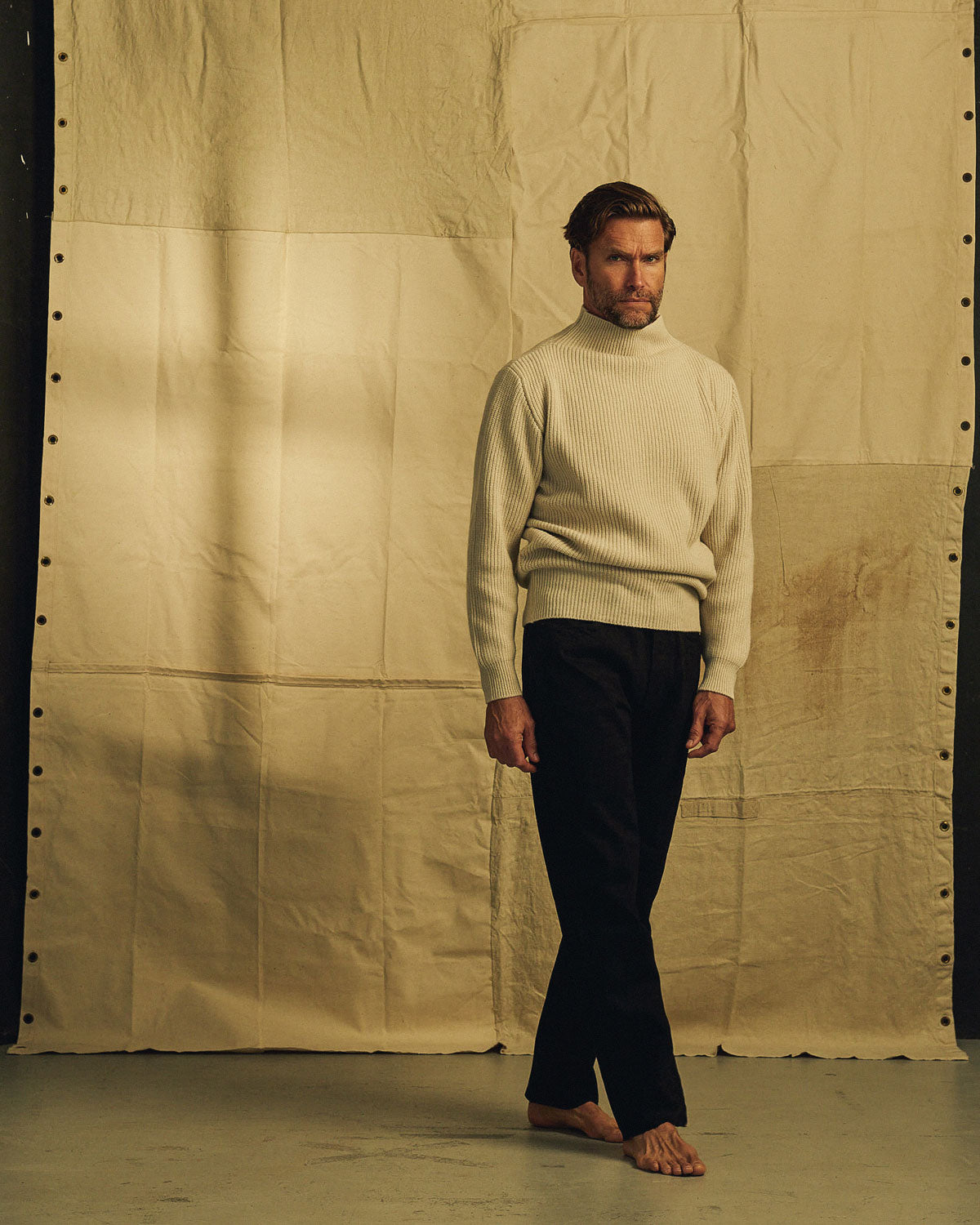 Funnel Neck in Vellum