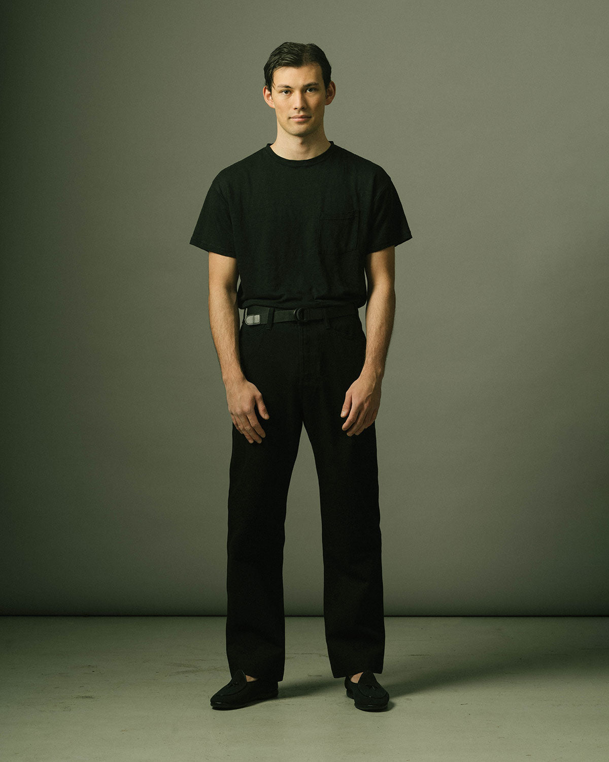 French Pocket Deck Pant in Black Denim – Rubato