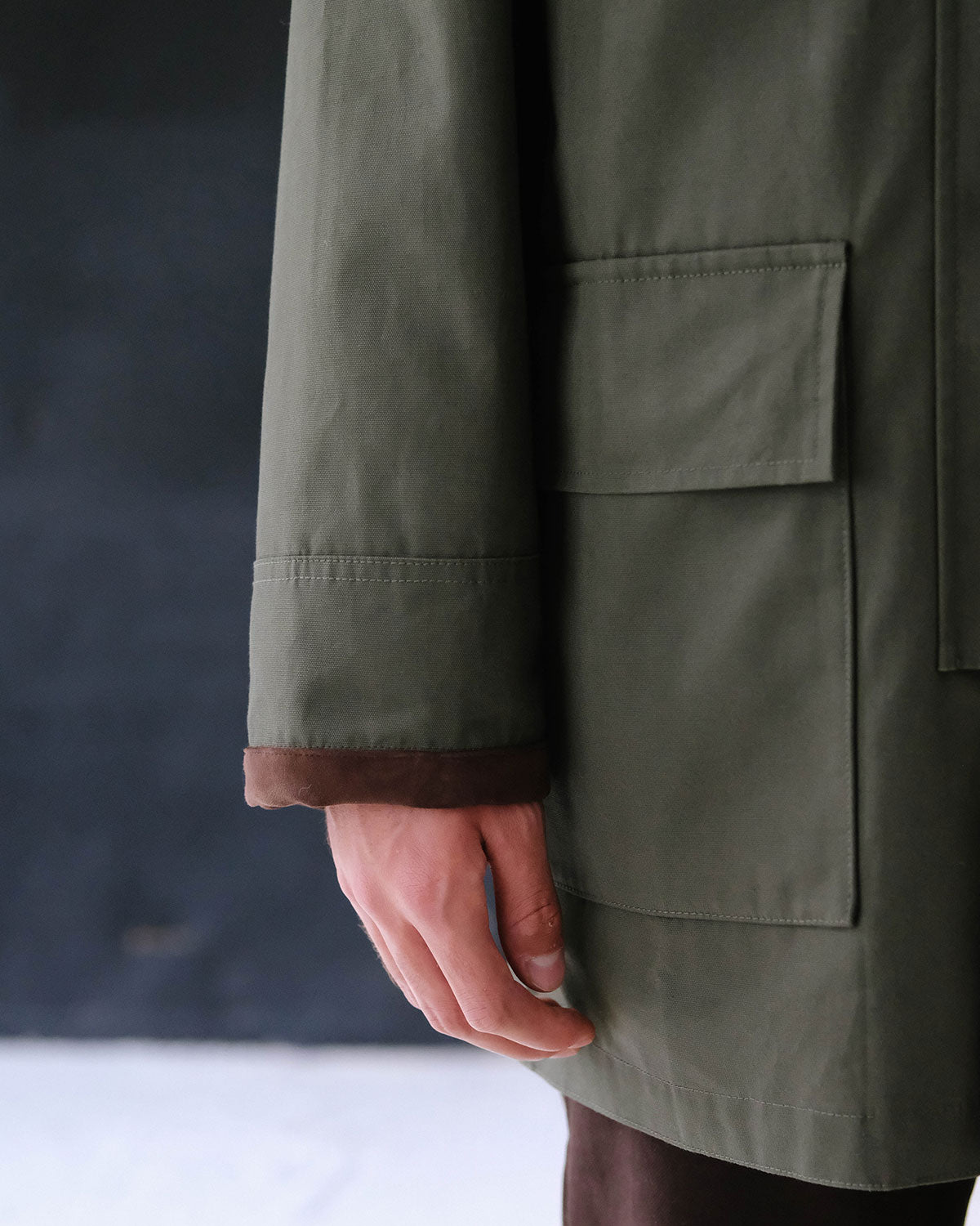 Fireman's Jacket in Olive Drab
