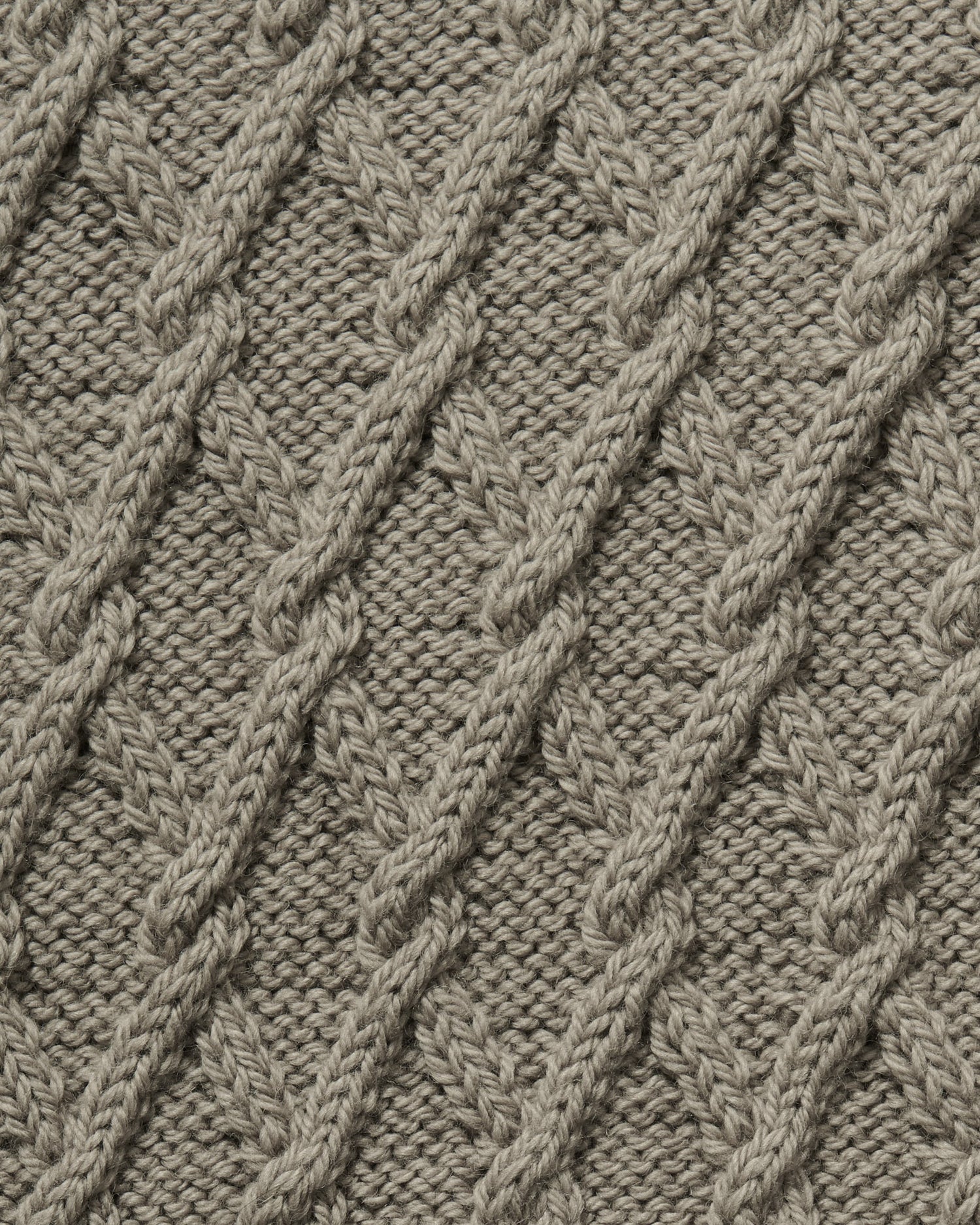 Hand-Knitted Lambswool Mariner Roll Neck Cannon