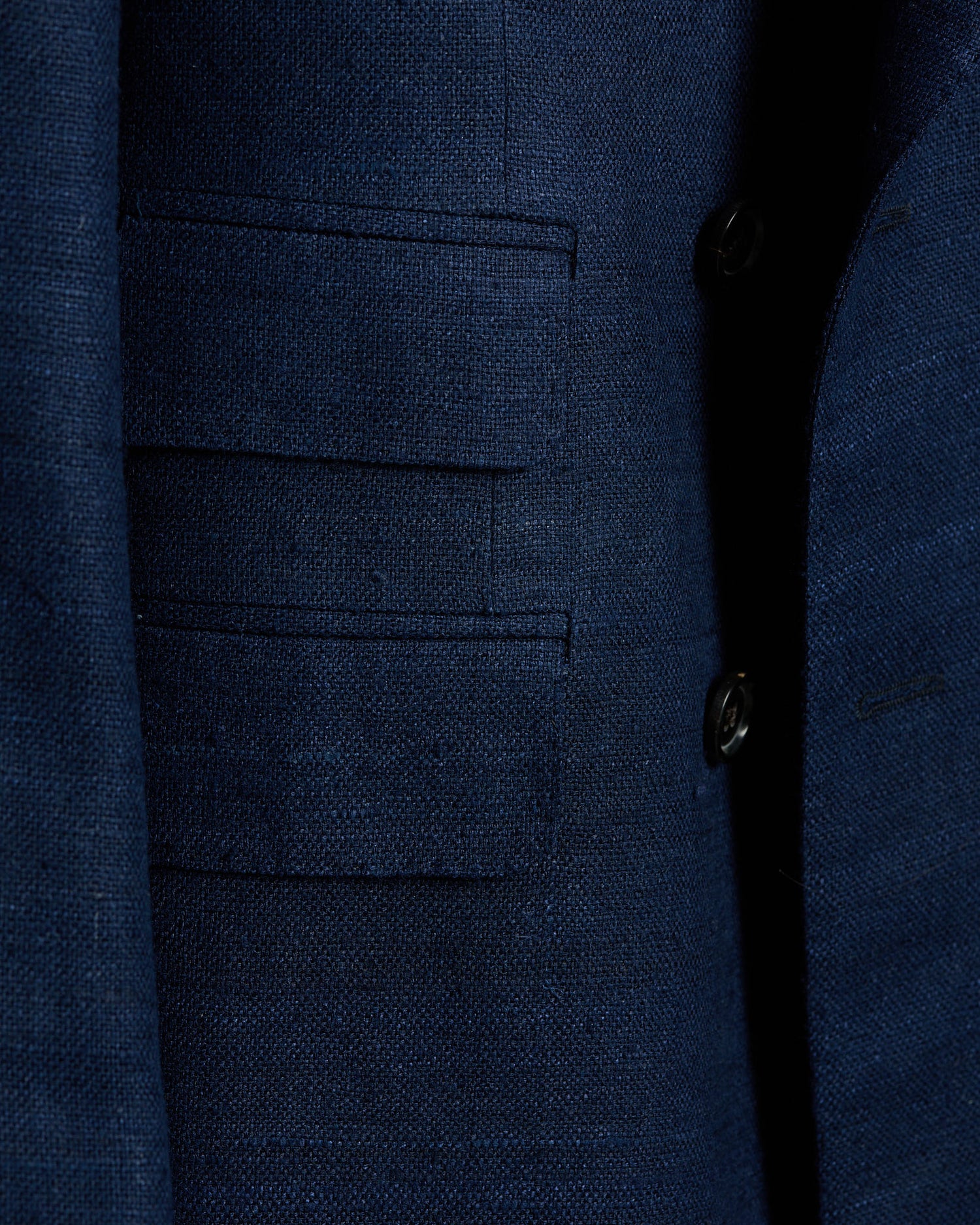 Matka Silk Jacket in French Navy