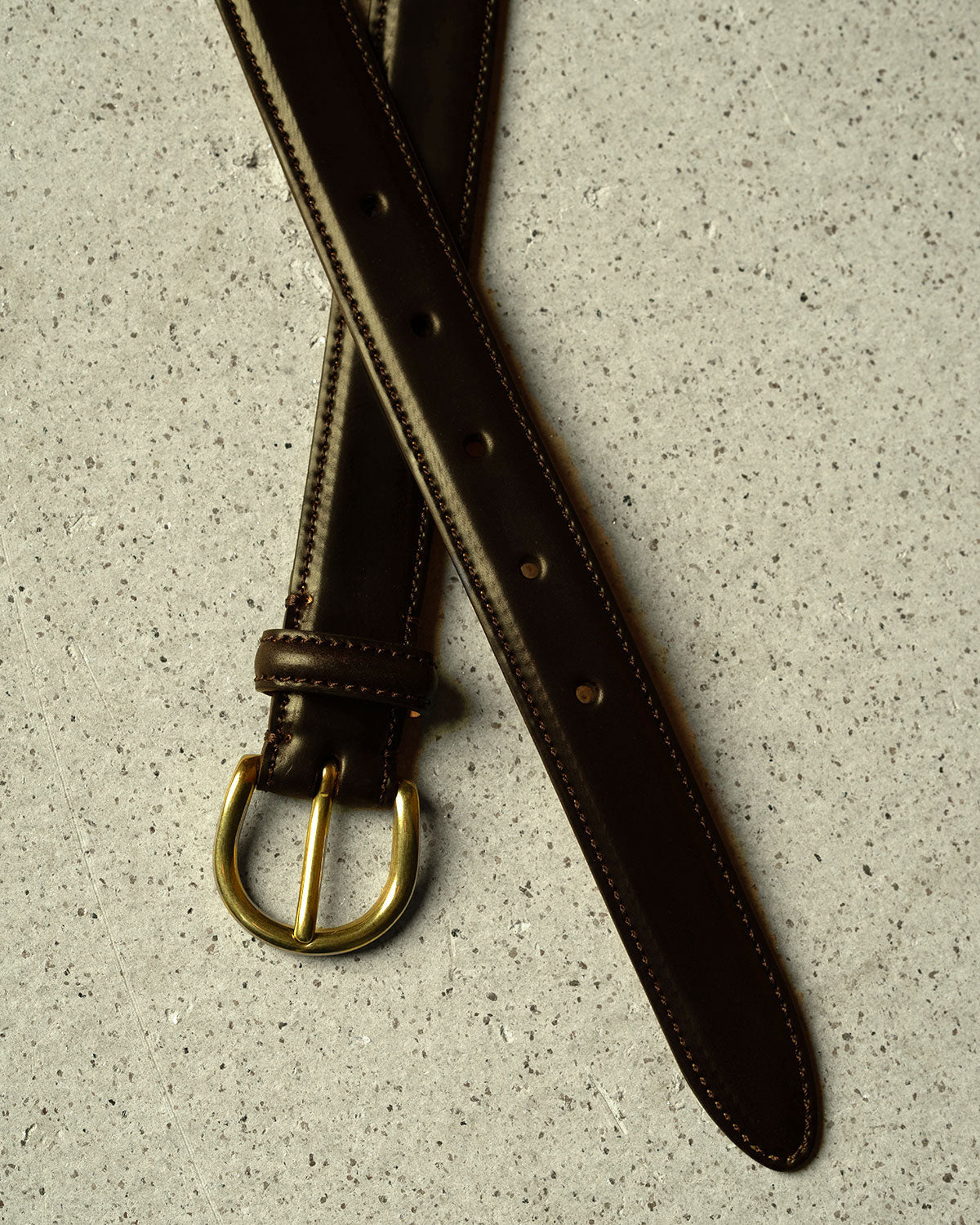 Nonpareil Cordovan Belt in Dark Brown