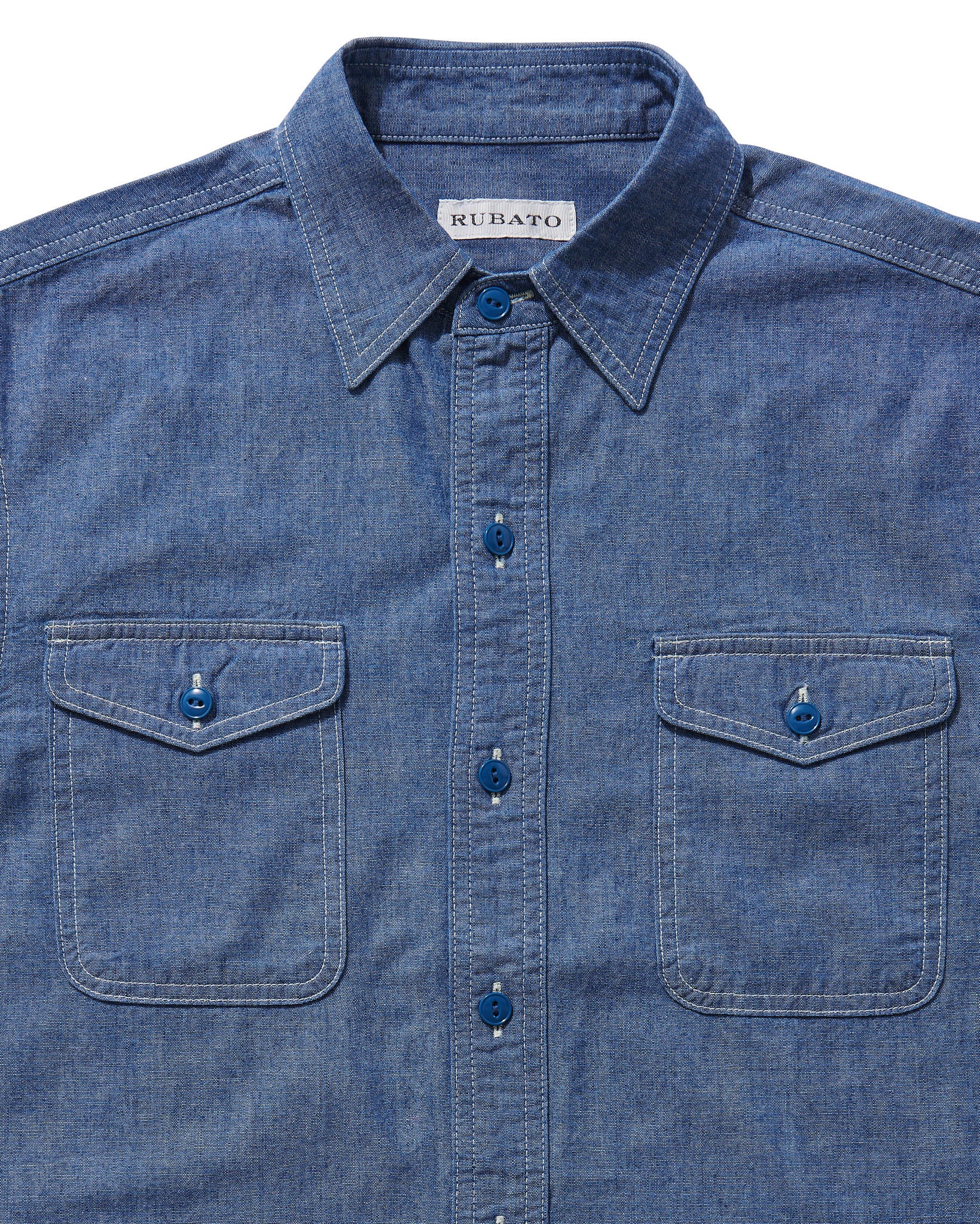 "R" Shirt in Classic Chambray