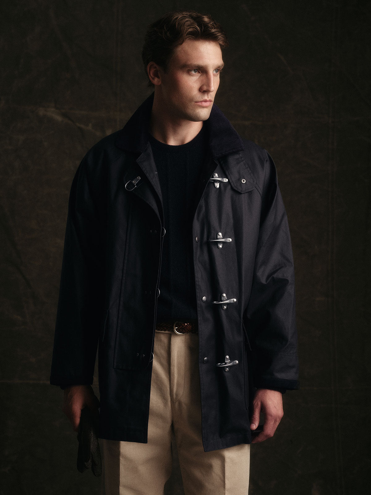 Fireman's Jacket in Navy