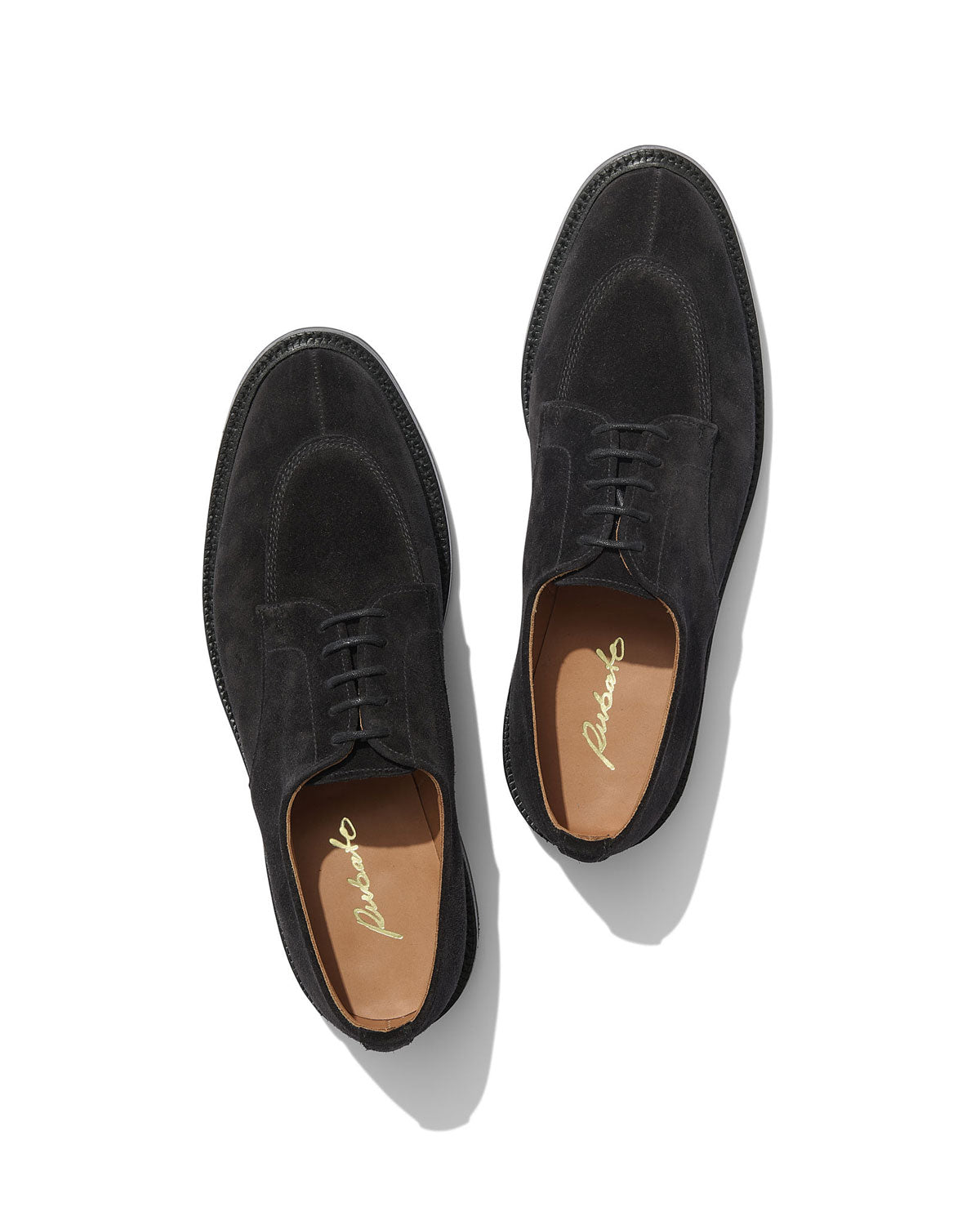 Navvy Cut in Black Suede