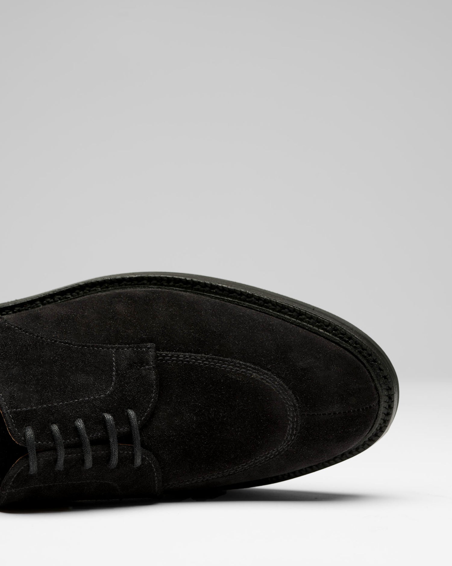 Navvy Cut in Black Suede