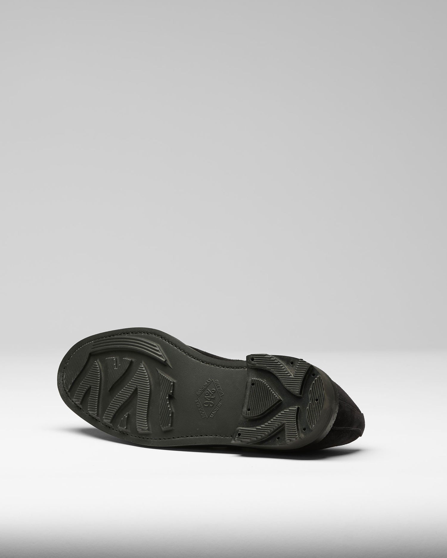 Navvy Cut in Black Suede