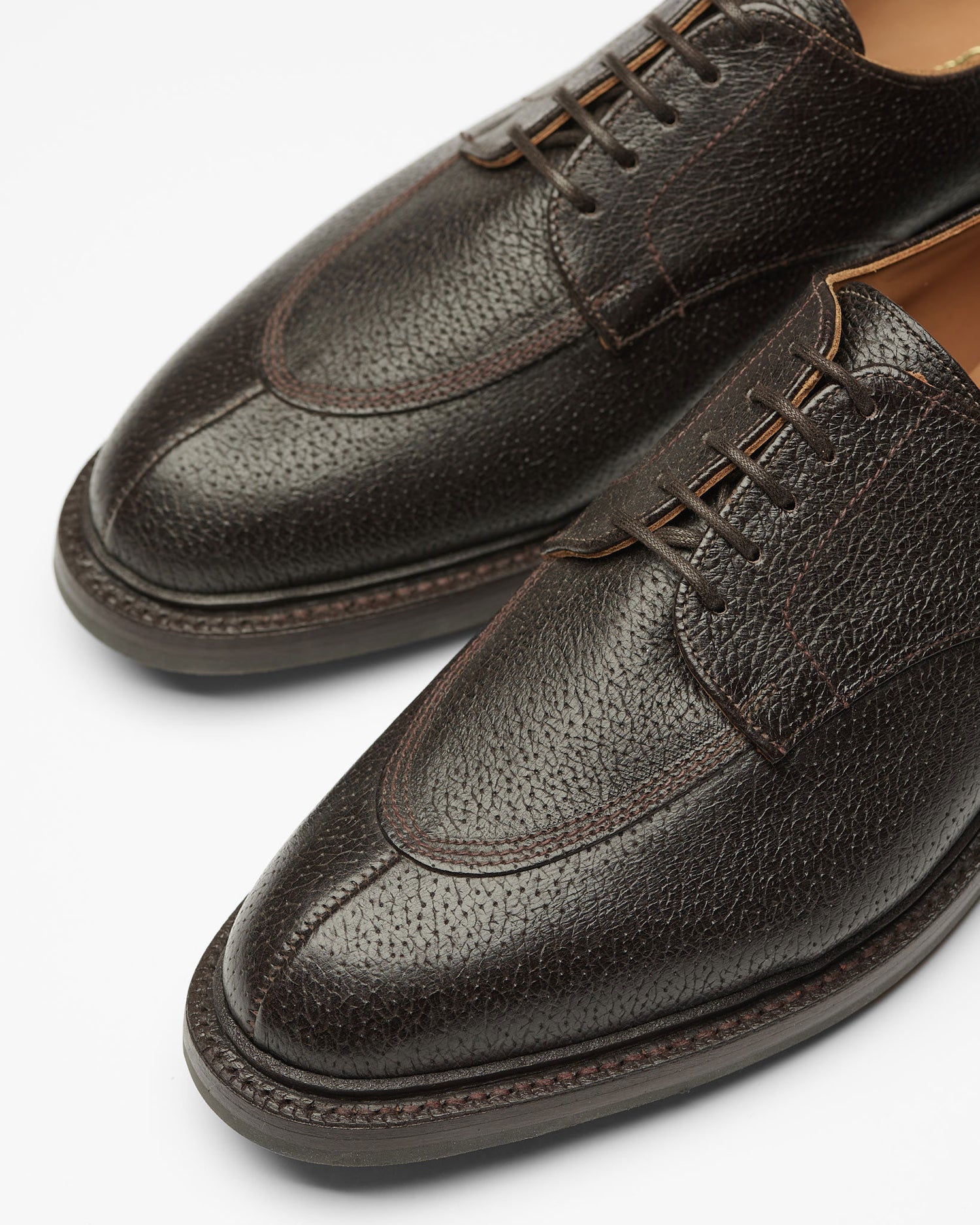 Navvy Cut in Brown Pigskin