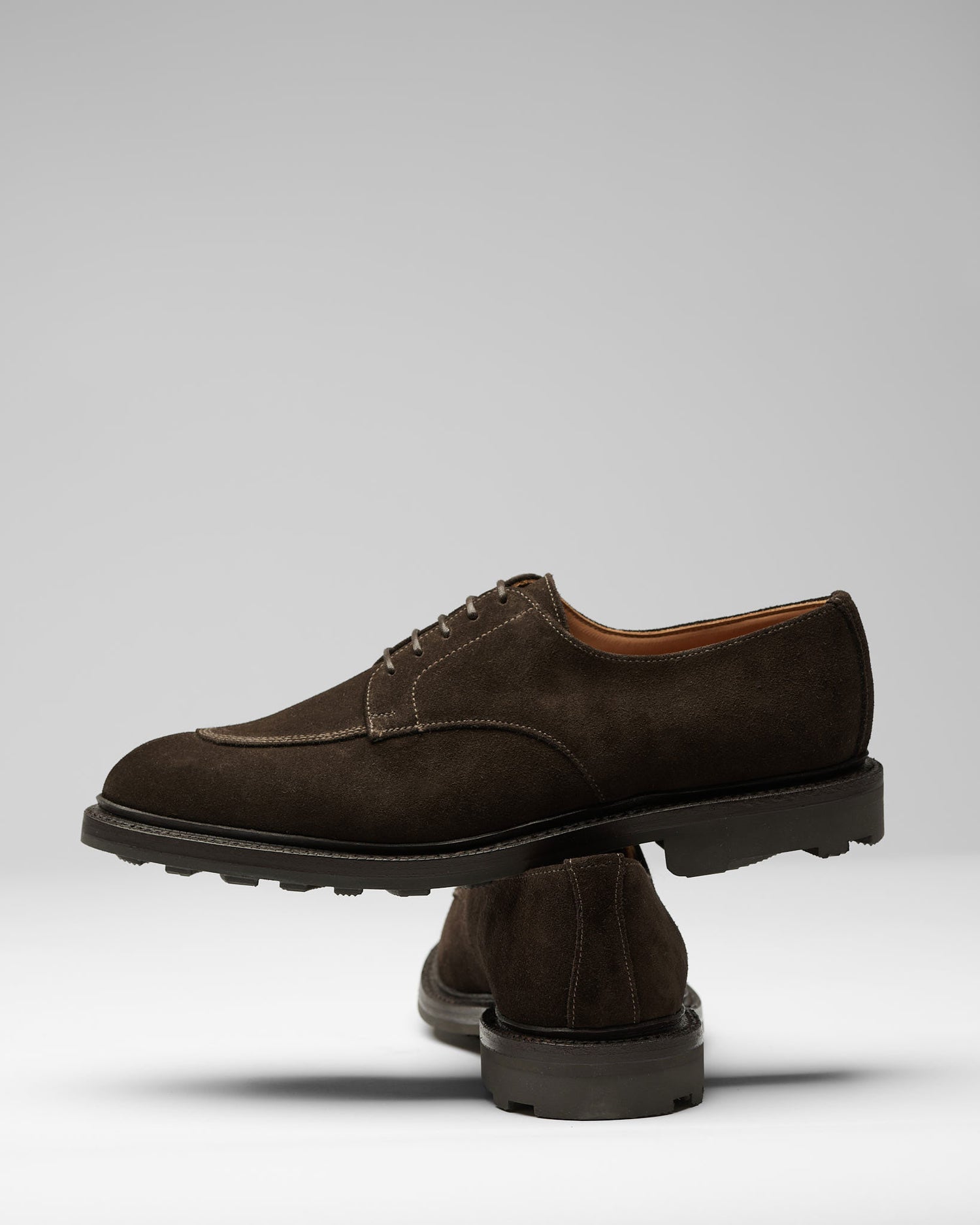 Navvy Cut in Brown Suede