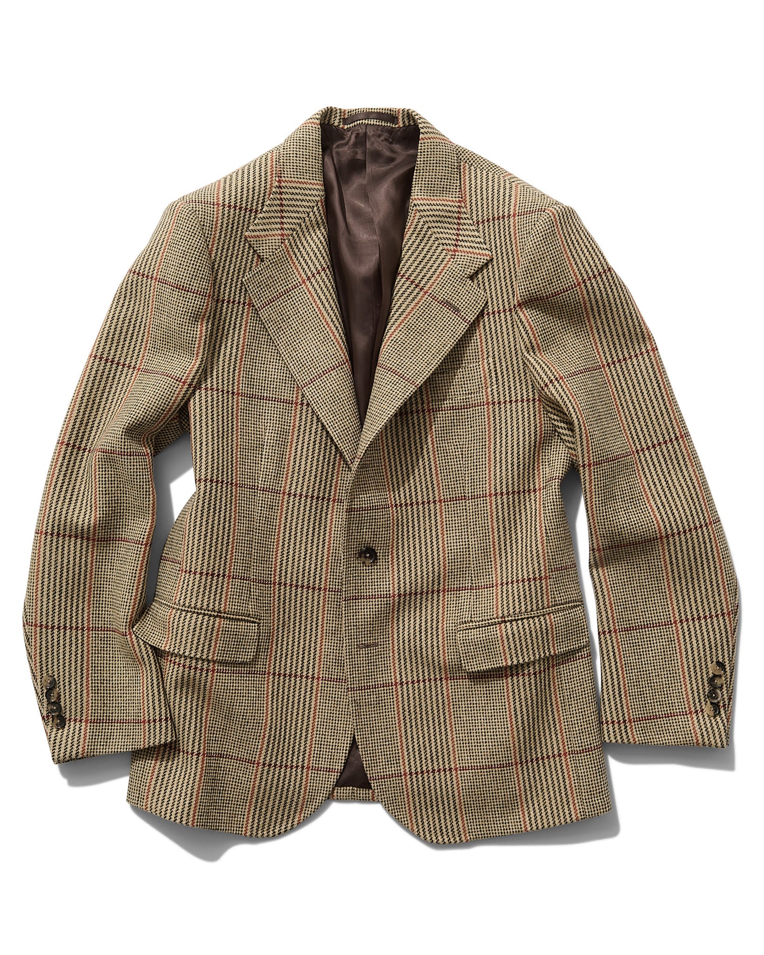 Single Breasted Jacket in Russell Plaid