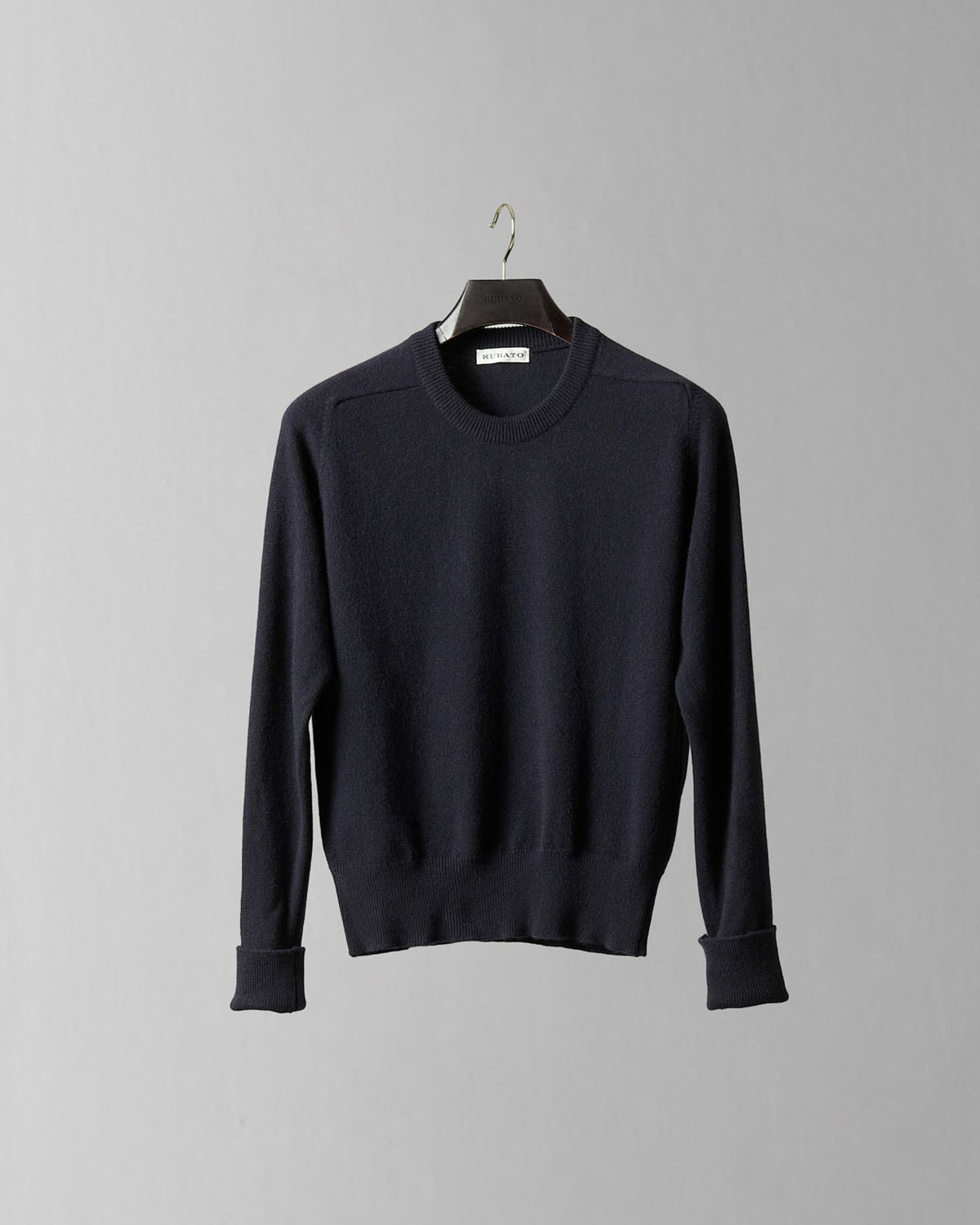 Cashmere Crew Neck in Dark Navy