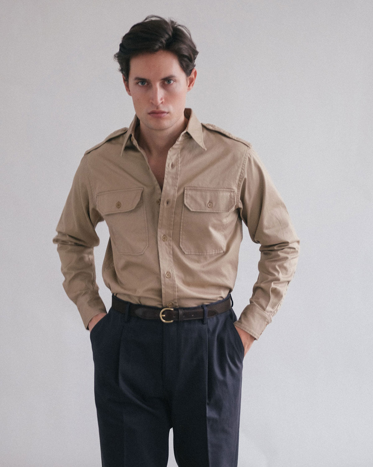 Uniform Shirt in Khaki