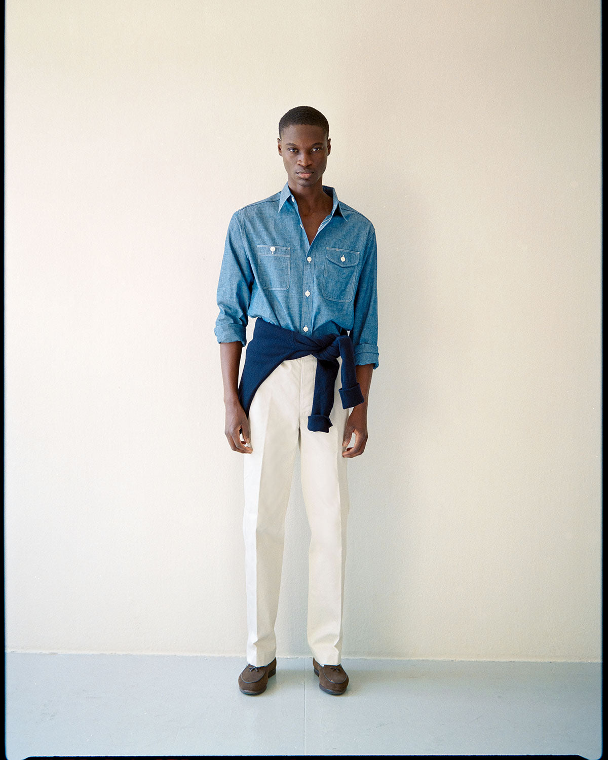 Officer's Chino in Ivory
