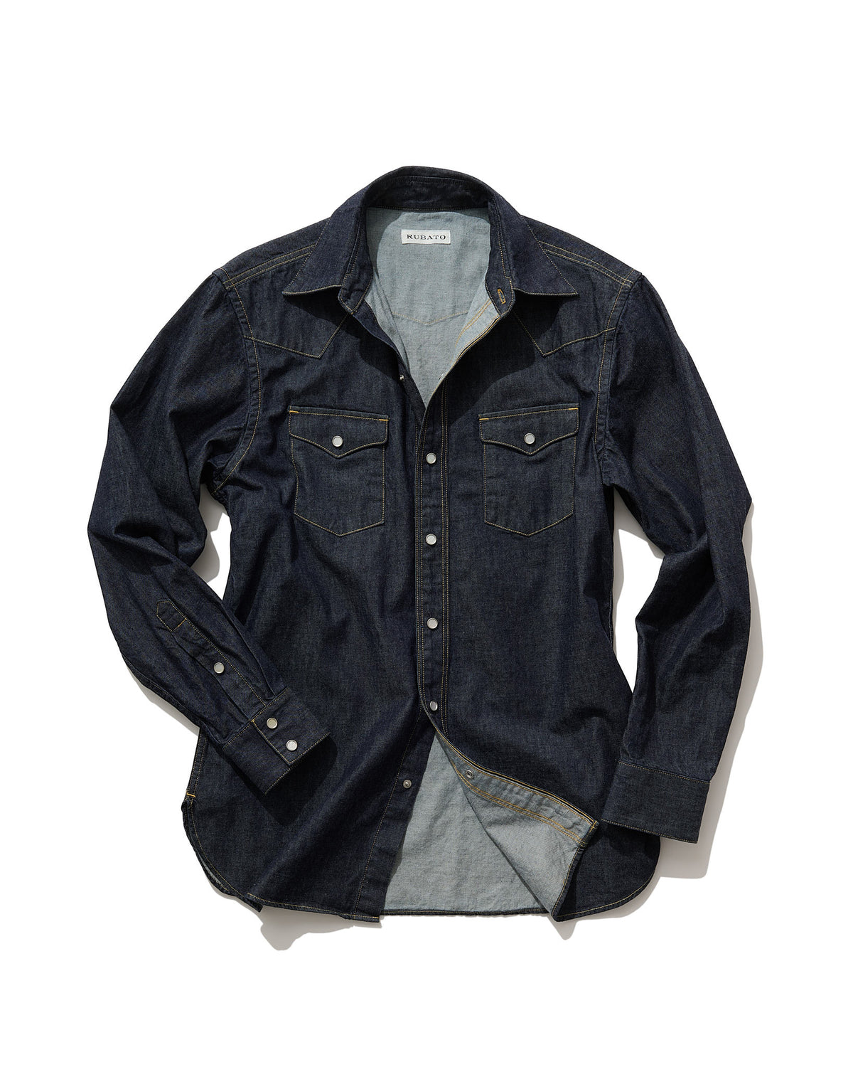 Roper Shirt in Indigo – Rubato