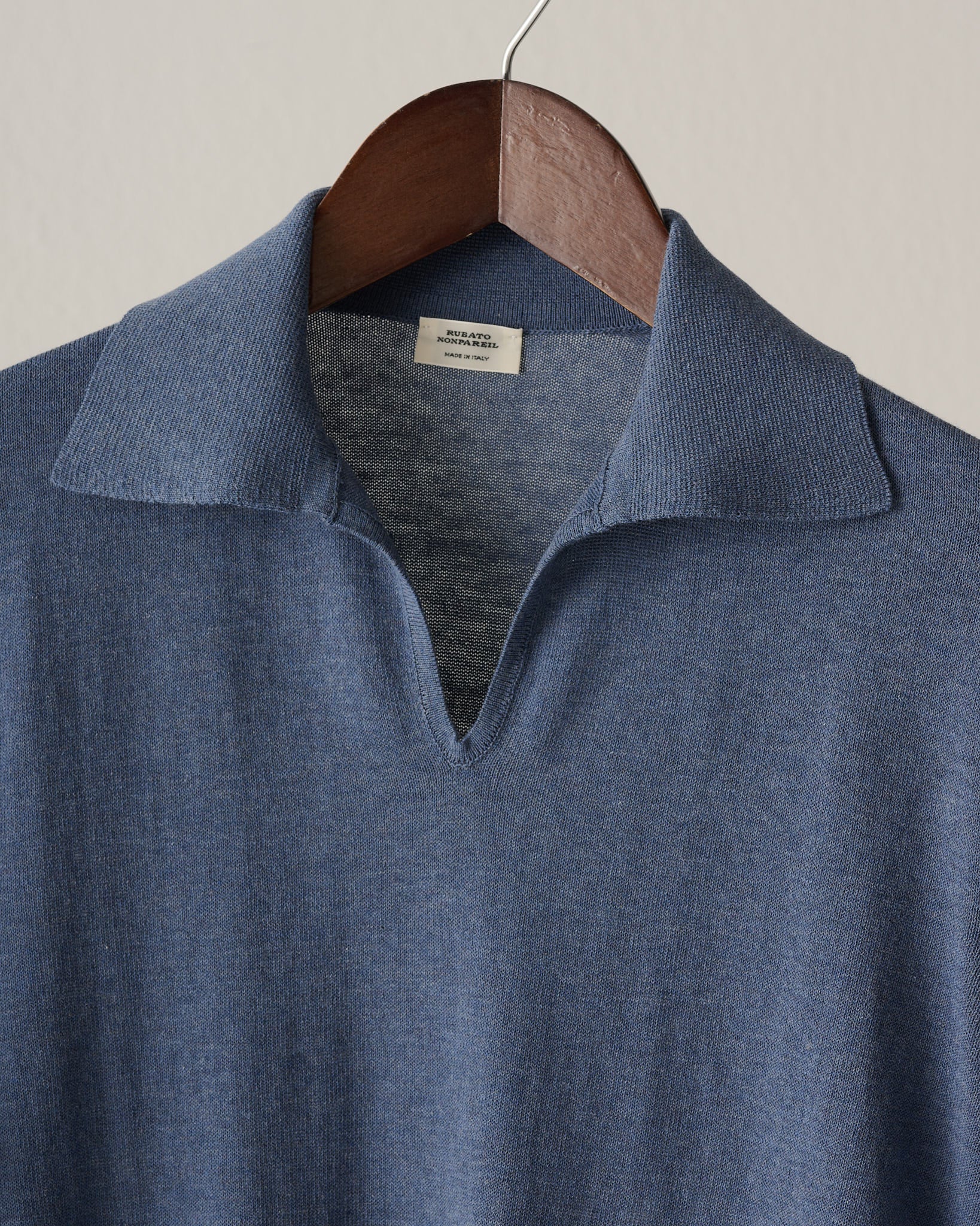 Nonpareil Long Sleeve Polo in Trouville