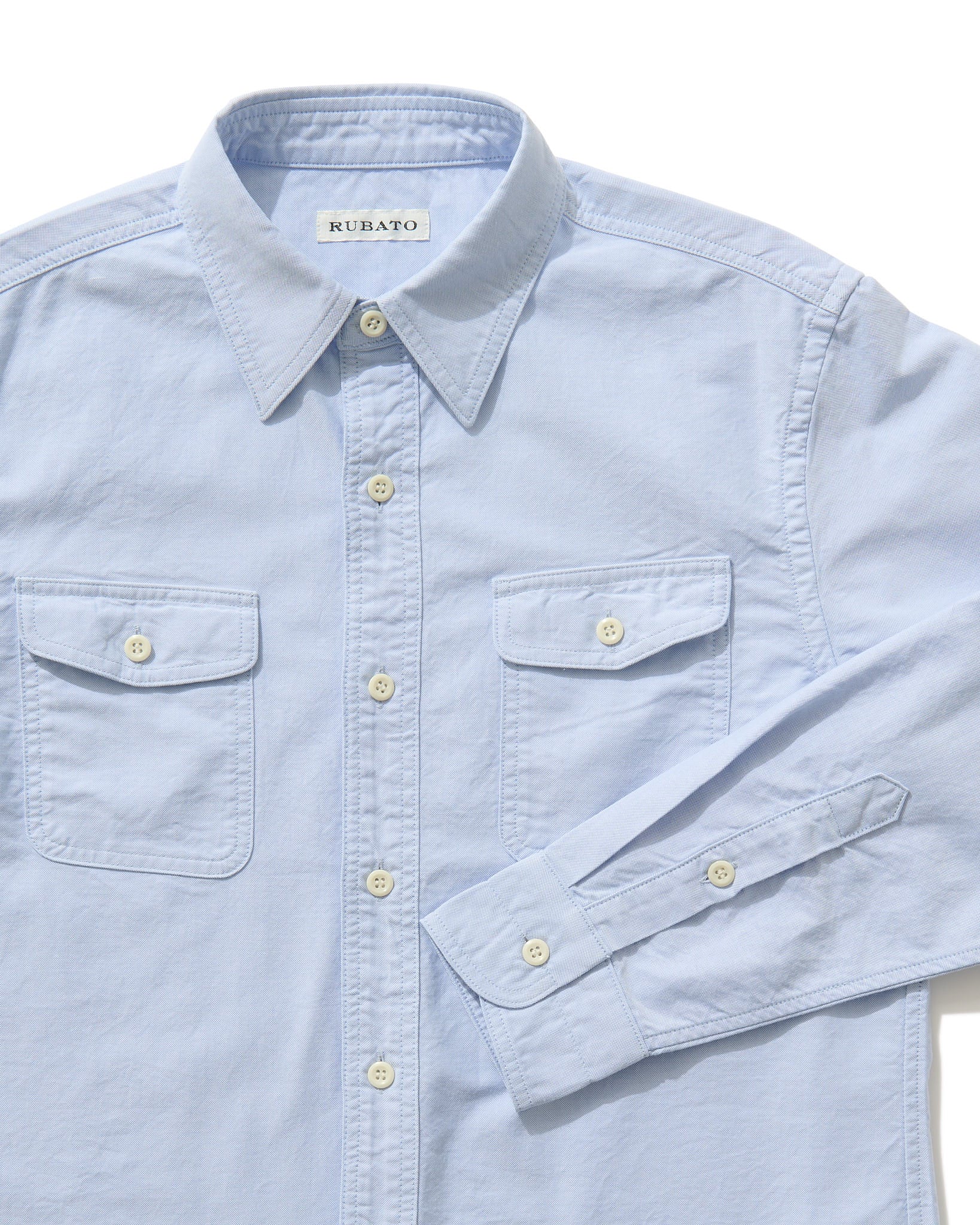 "R" Shirt in New Haven Blue Oxford