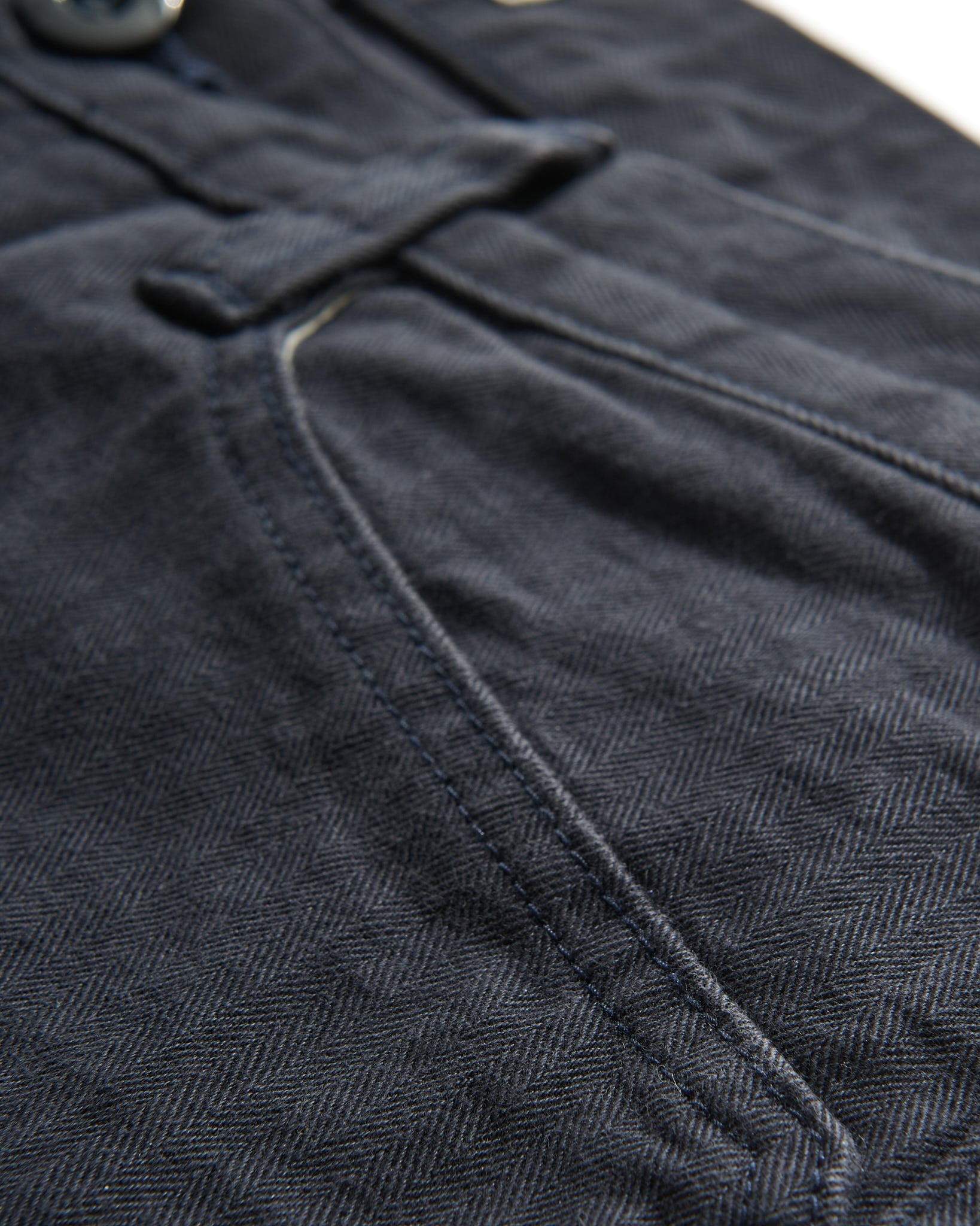 French Pocket Trouser in Navy HBT