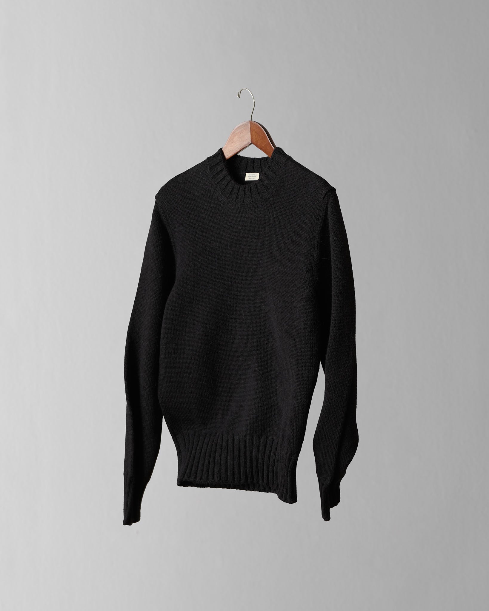 Nonpareil Cortina Crew Neck in Nero – Rubato