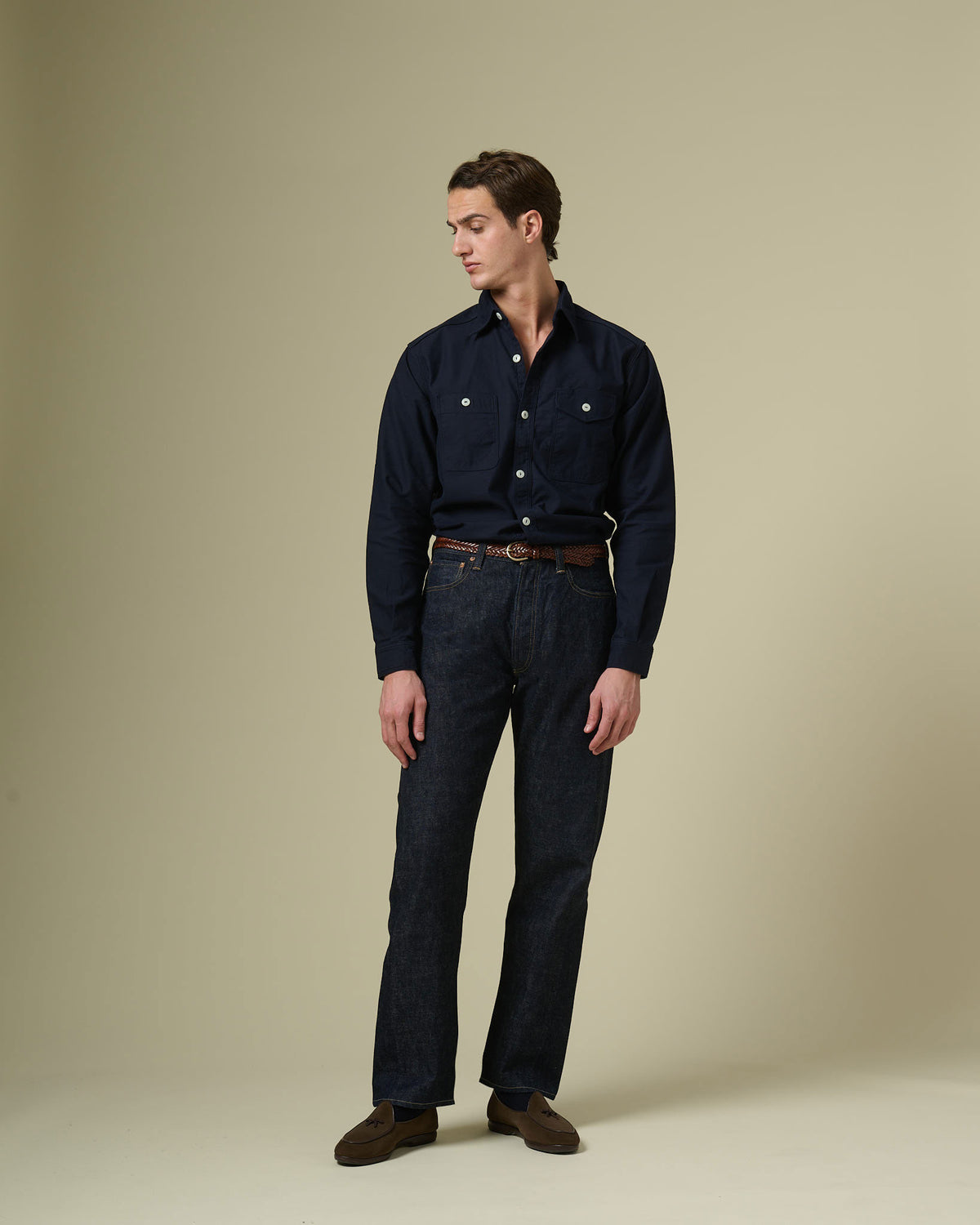 Lot Nr. 1 Denim in Dark Blue Rinse