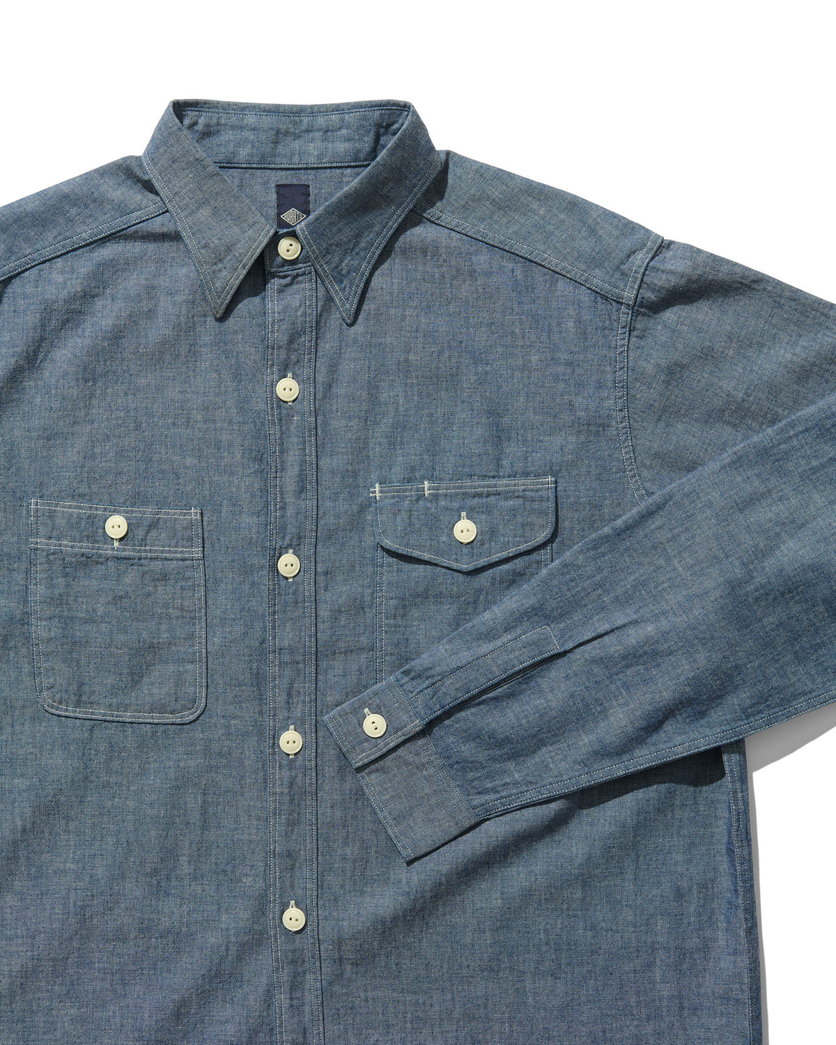 Work Shirt in Light Blue Selvage Chambray