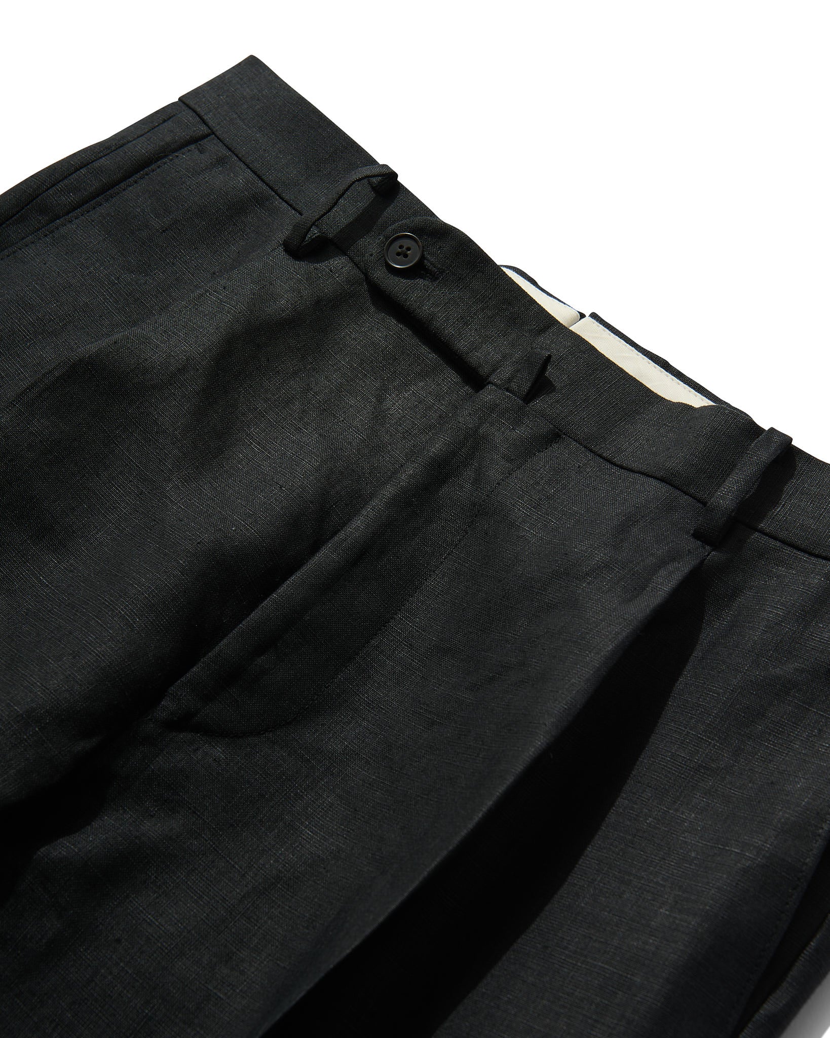 Linen Slacks in Black