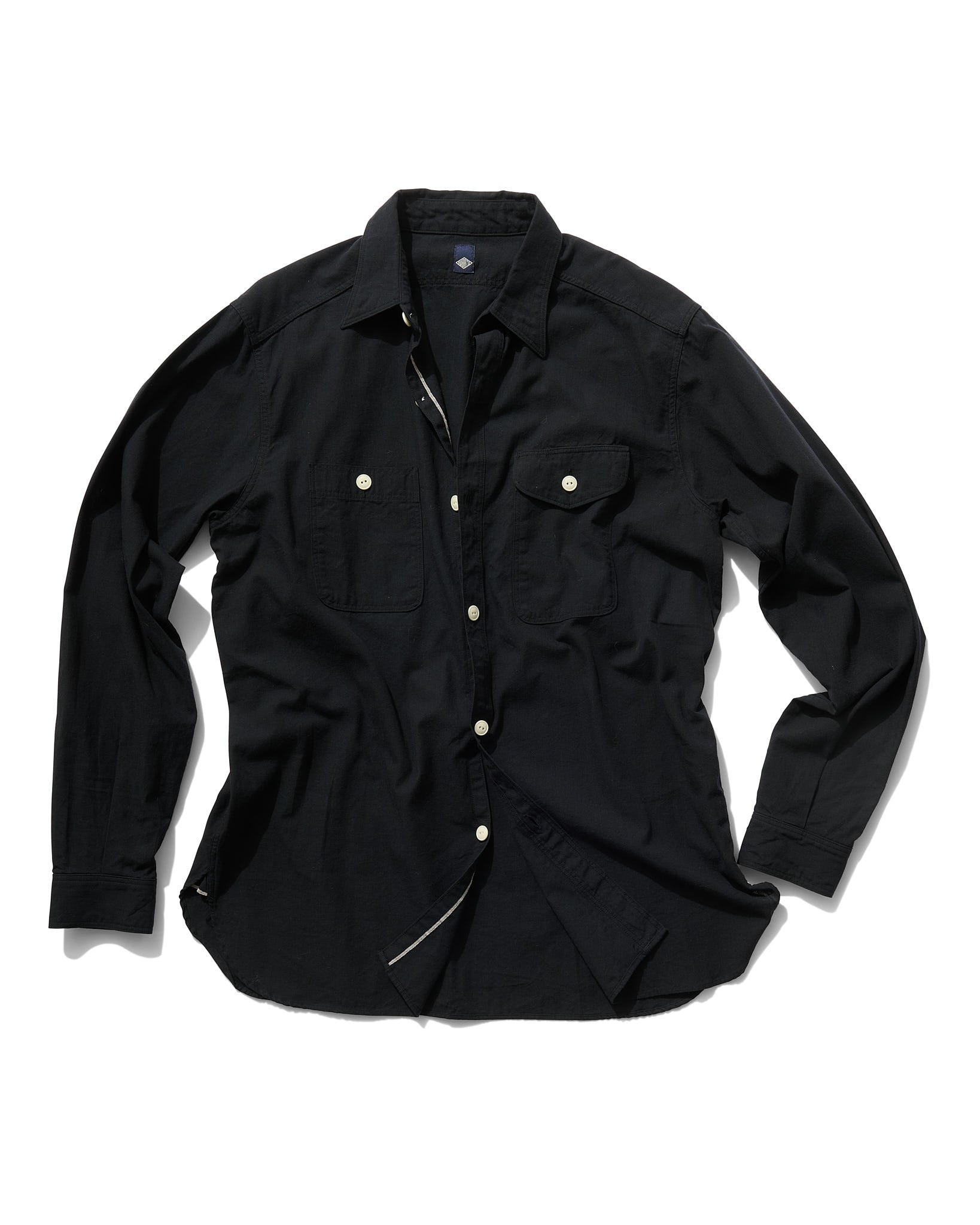 Work Shirt in Black Selvage Chambray