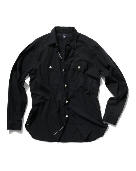 Cloveru Limited Chambray Shirts. - BLACK