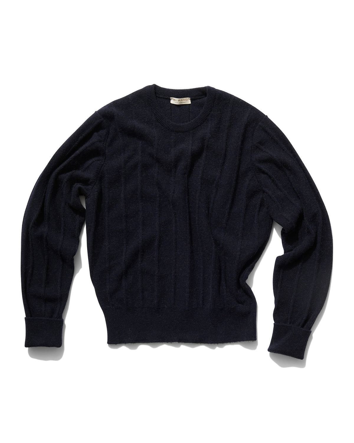 Camelhair Ridge Crew in Navy – Rubato