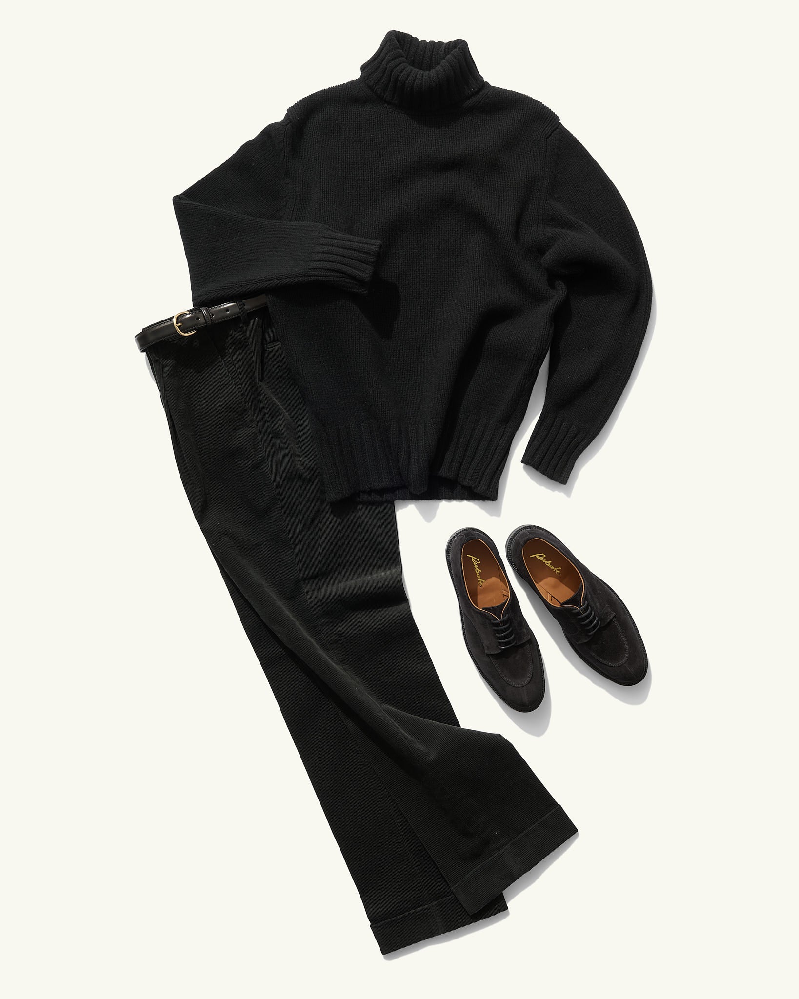 Explorer's Roll Neck in Black