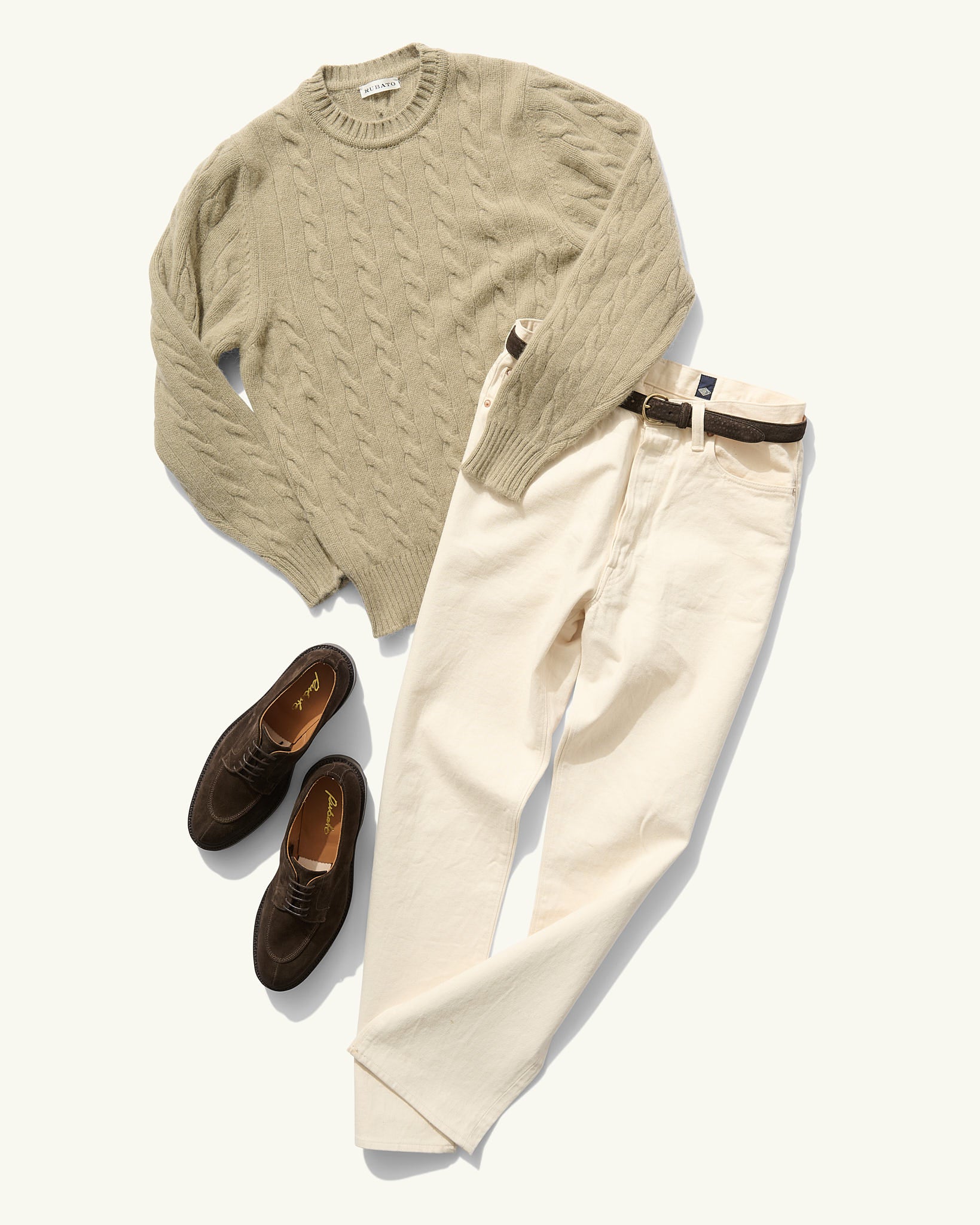 Geelongora Cable Knit in Khaki