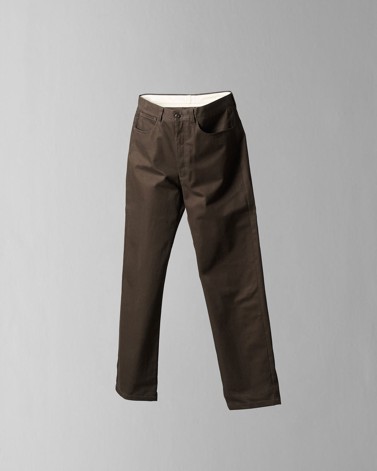 5-pkt trousers in Dark brown