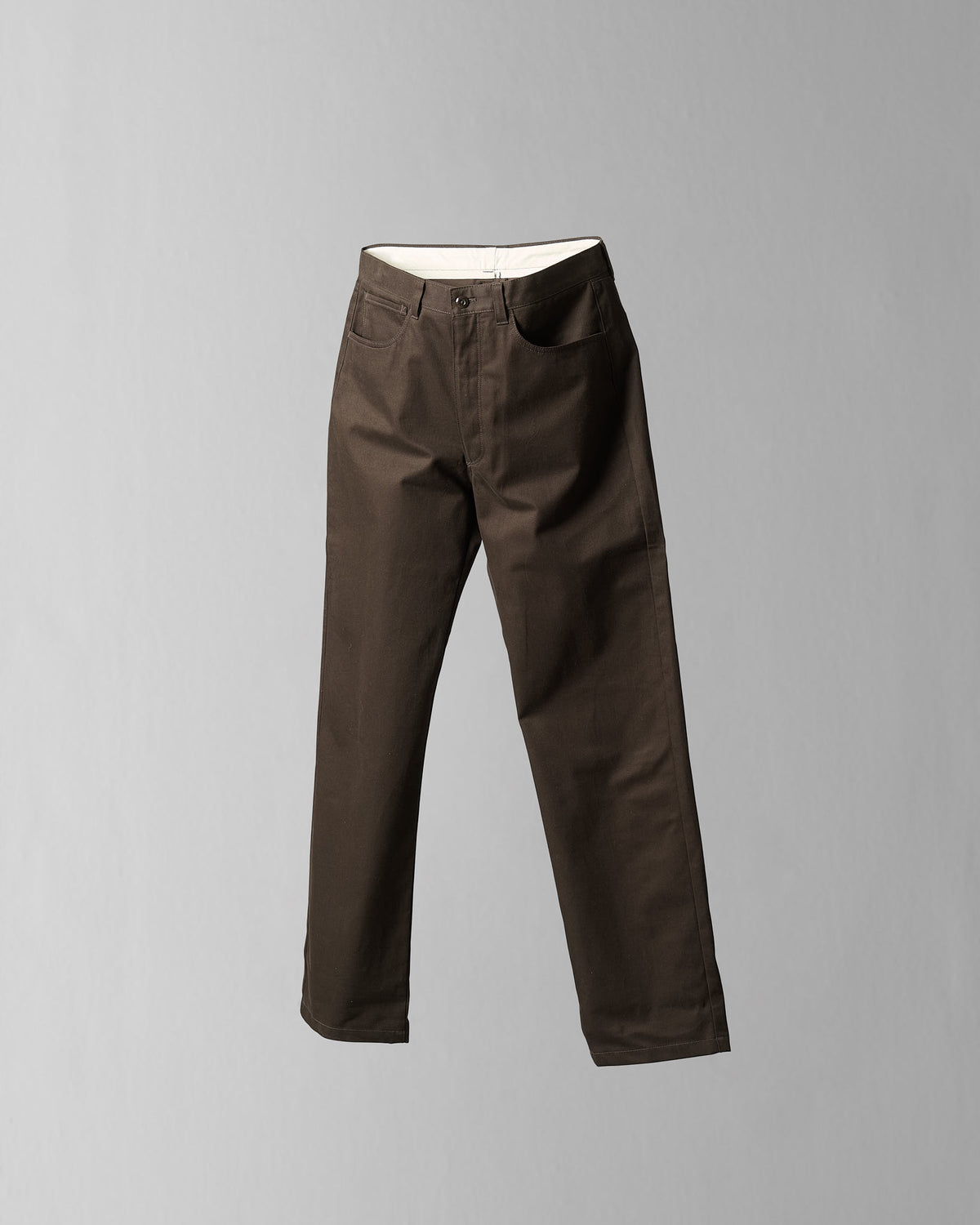 5-Pkt Trousers in Dark Brown Moleskin