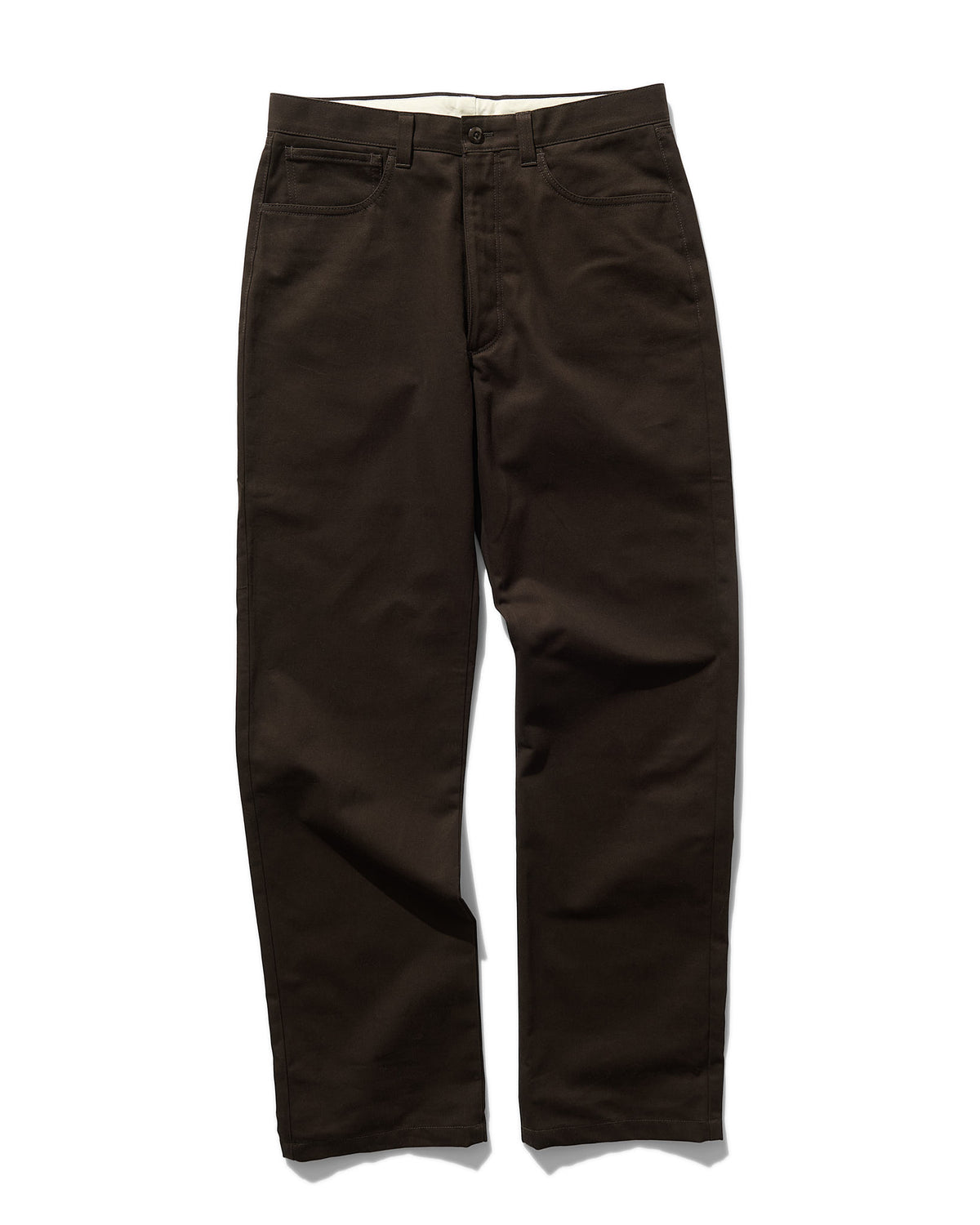 5-pkt trousers in Dark brown